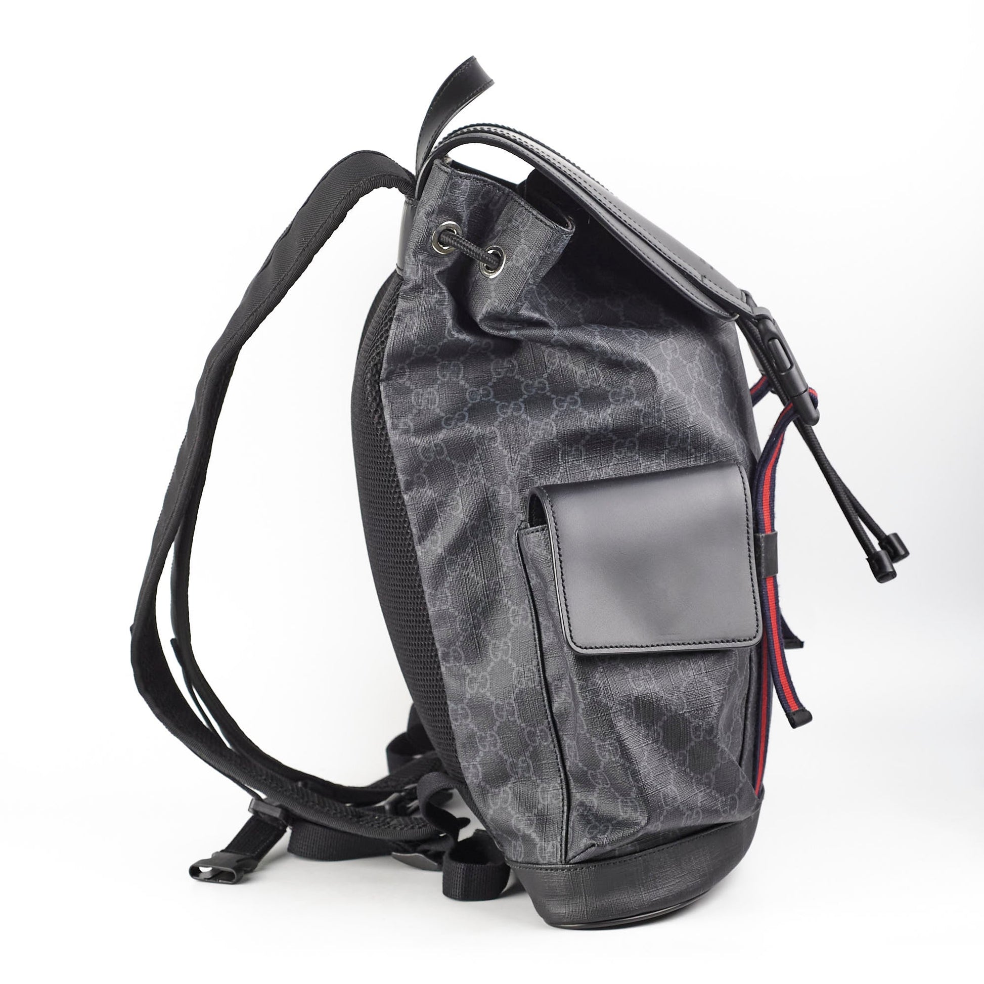 Gucci Monogram Black Men's Backpack