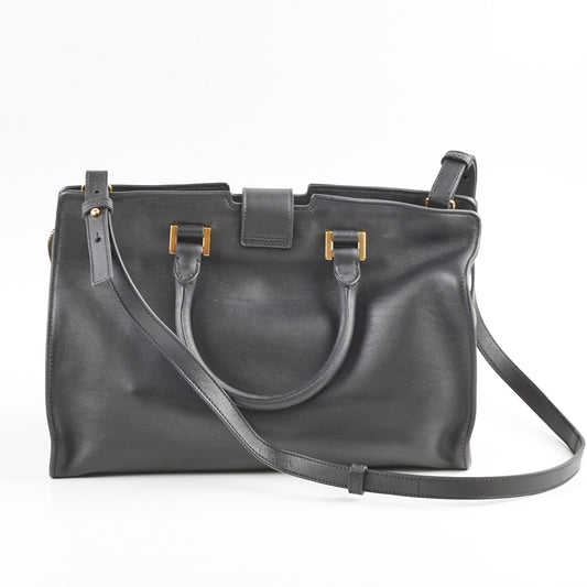 Saint Laurent Small Classis Y Cabas Bag Black