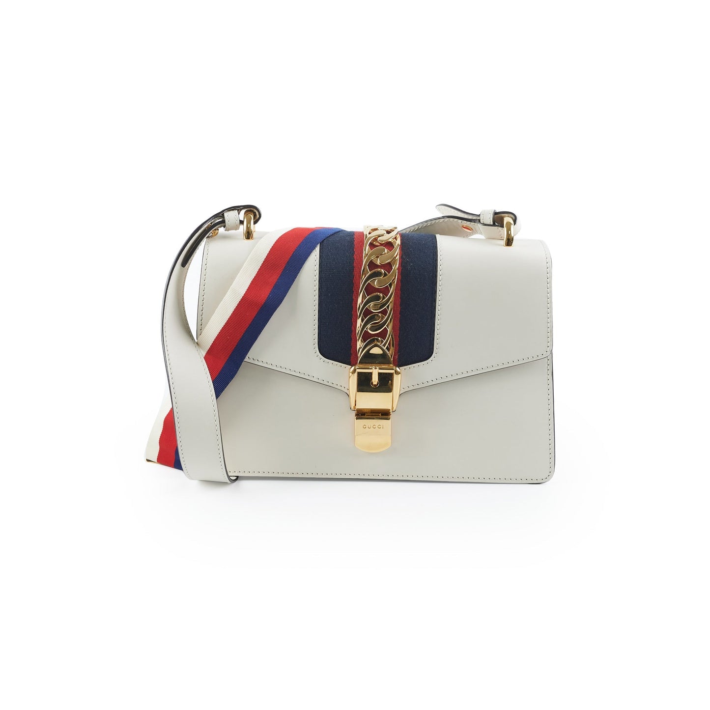 Gucci Sylvia White Shoulder Bag