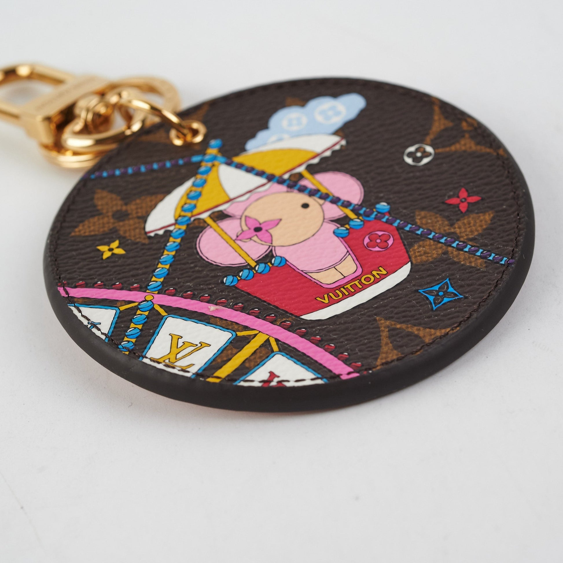 Louis Vuitton Illustre Vivienne Funfair Xmas Bag Charm and Key Holder