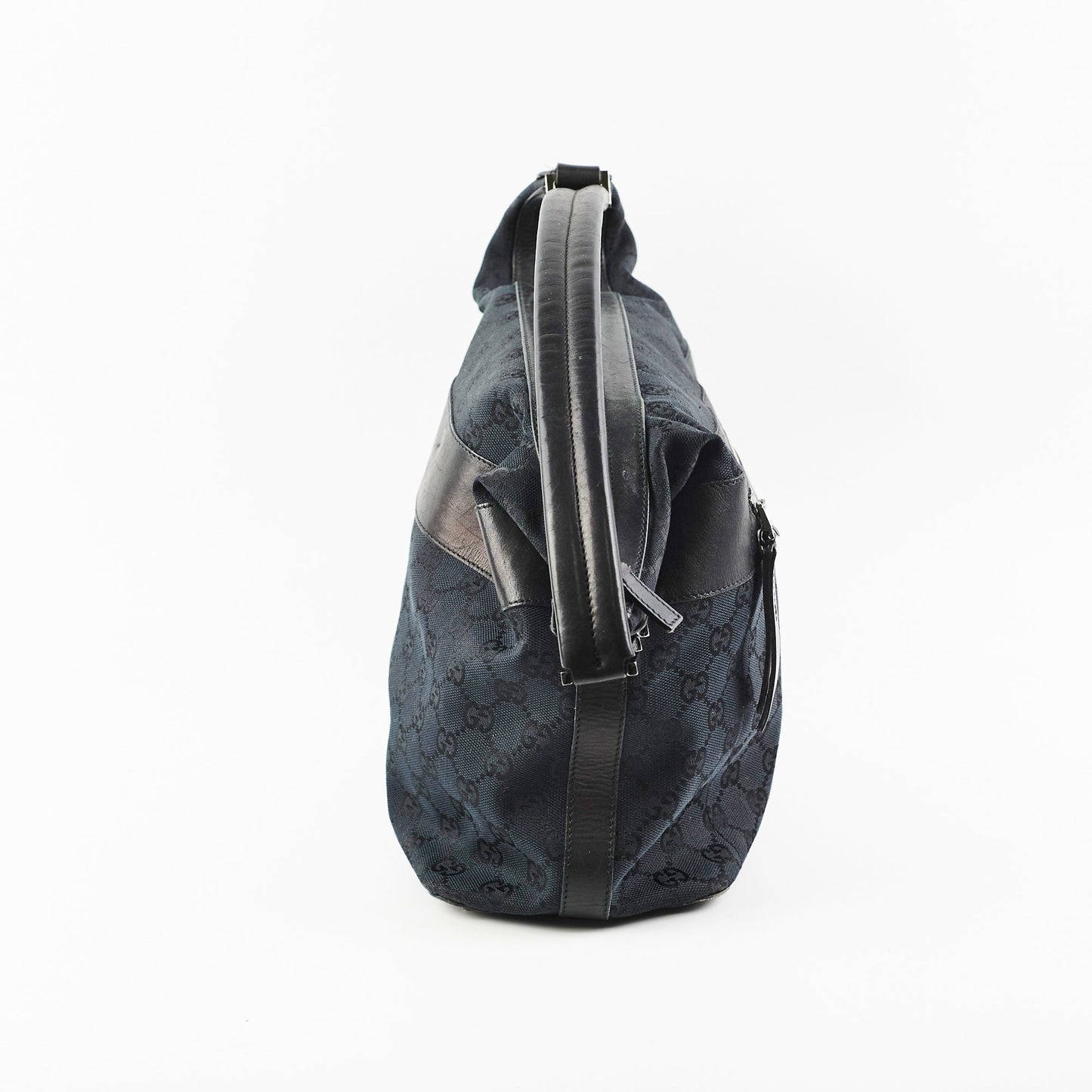 Gucci GG Canvas Black Shoulder Bag