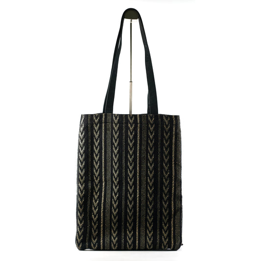 Saint Laurent Medium Anitbe Flat Tote Black