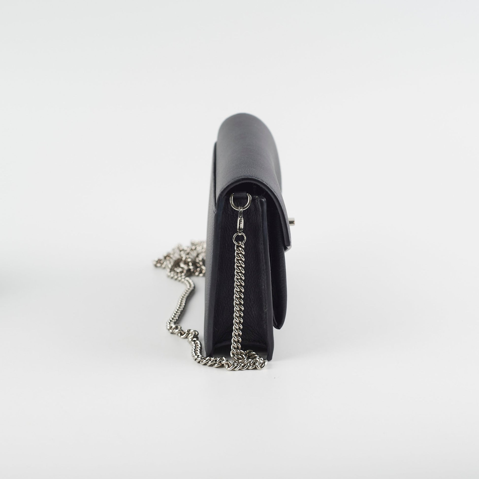 Louis Vuitton MyLockme Chain Pochette Calfskin Black