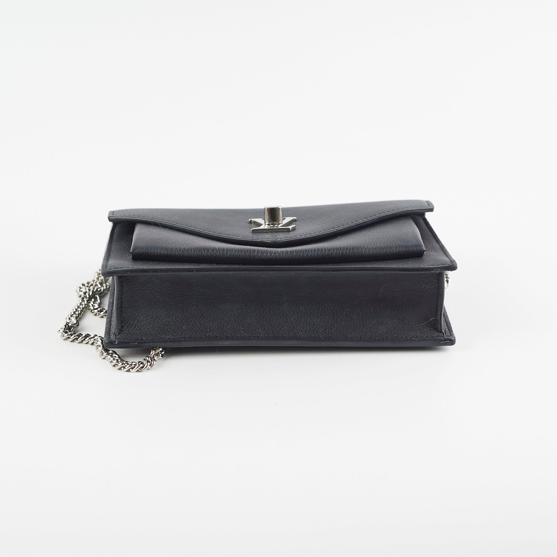 Louis Vuitton MyLockme Chain Pochette Calfskin Black