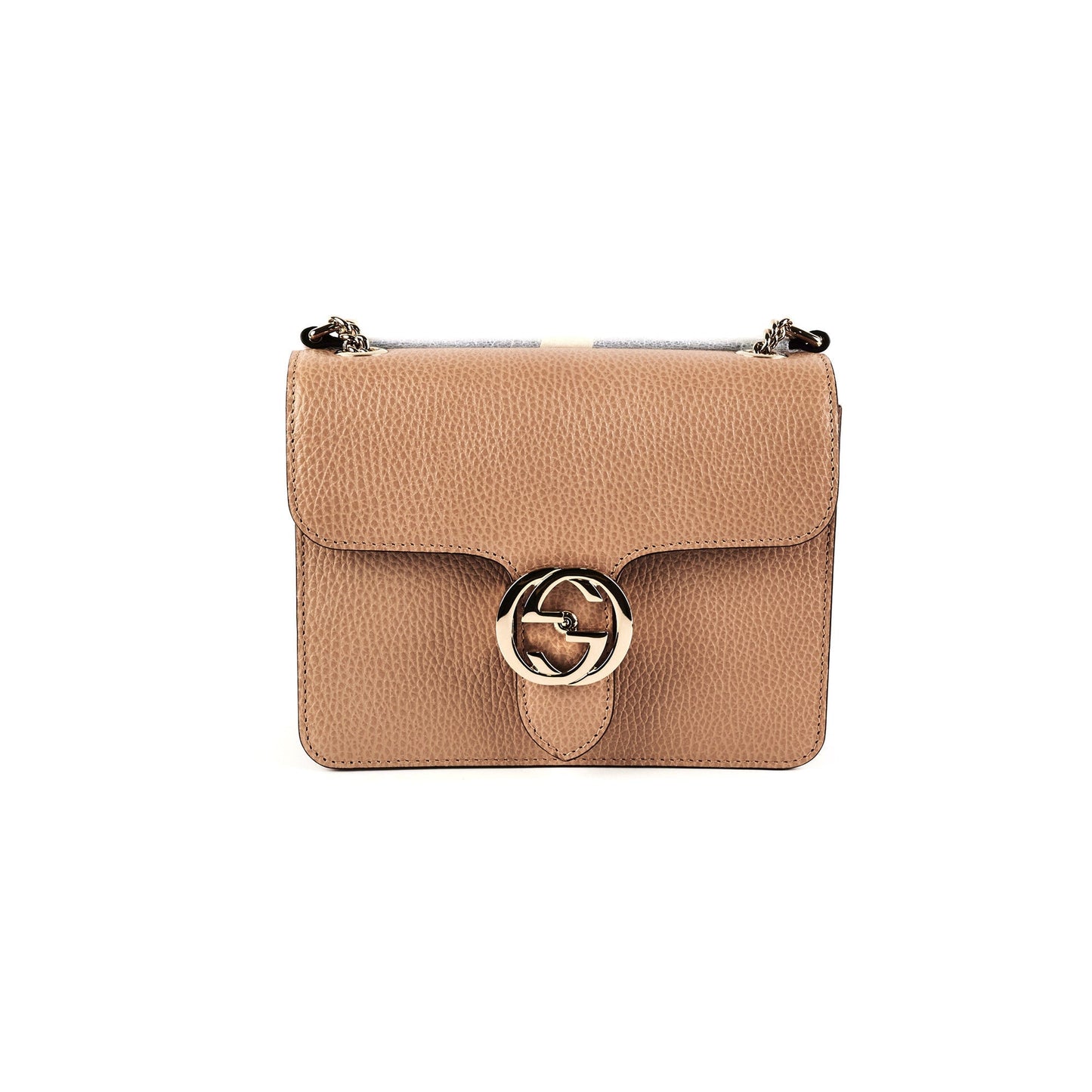 Gucci Beige Interlocking GG Crossbody Bag