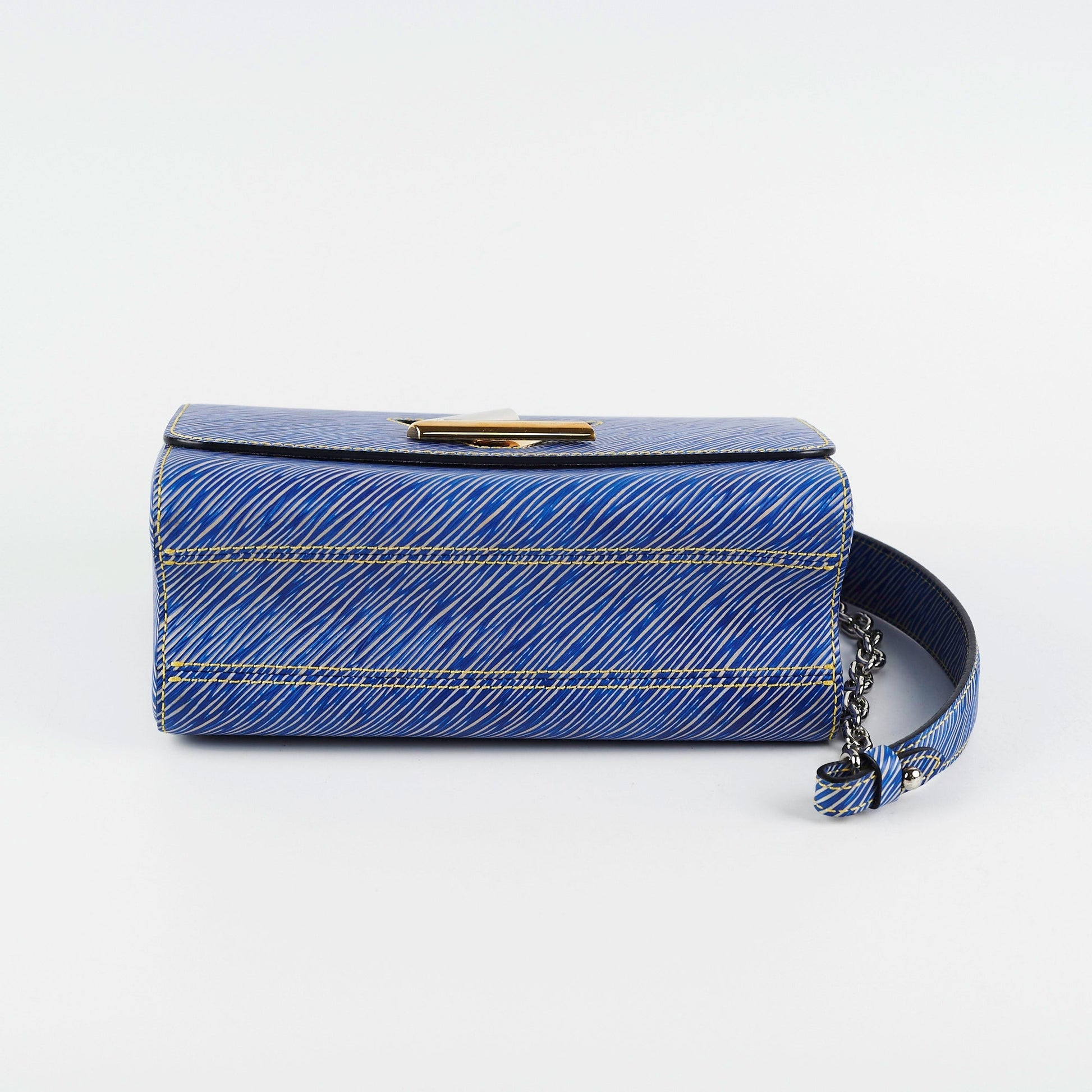 Louis Vuitton Twist MM Blue Shoulder Bag