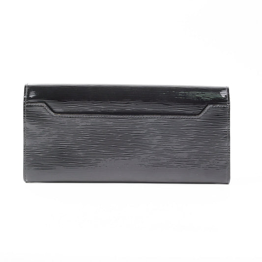 Louis Vuitton Patent Epi Clutch with Strap Black