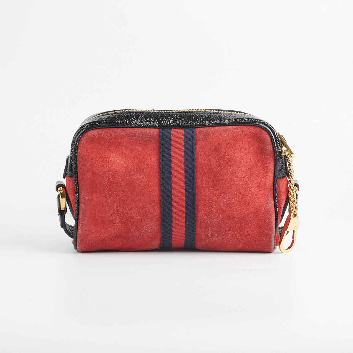 Gucci Nubuck Camera Bag Red