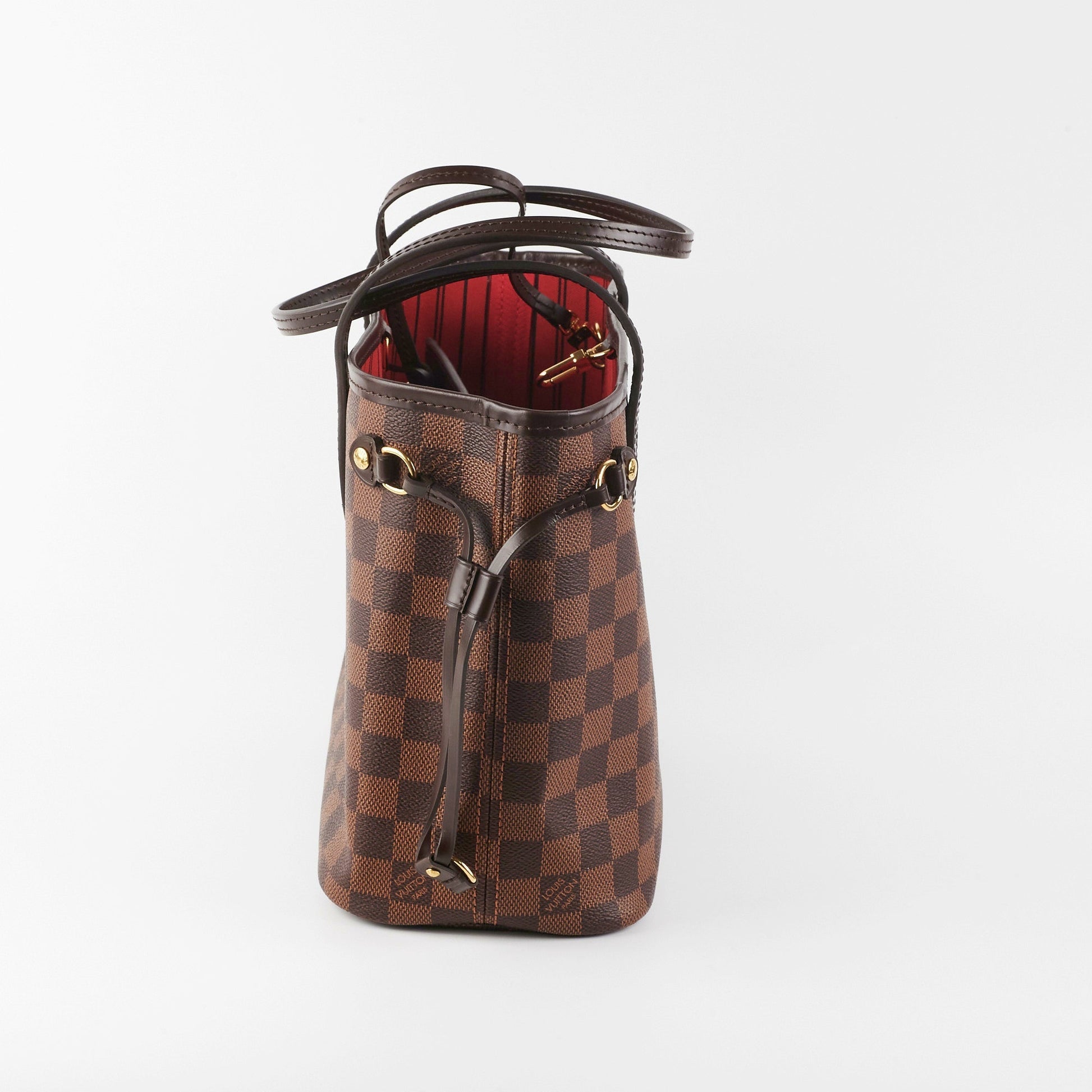 Louis Vuitton Neverfull PM Damier Ebene Shoulder Bag