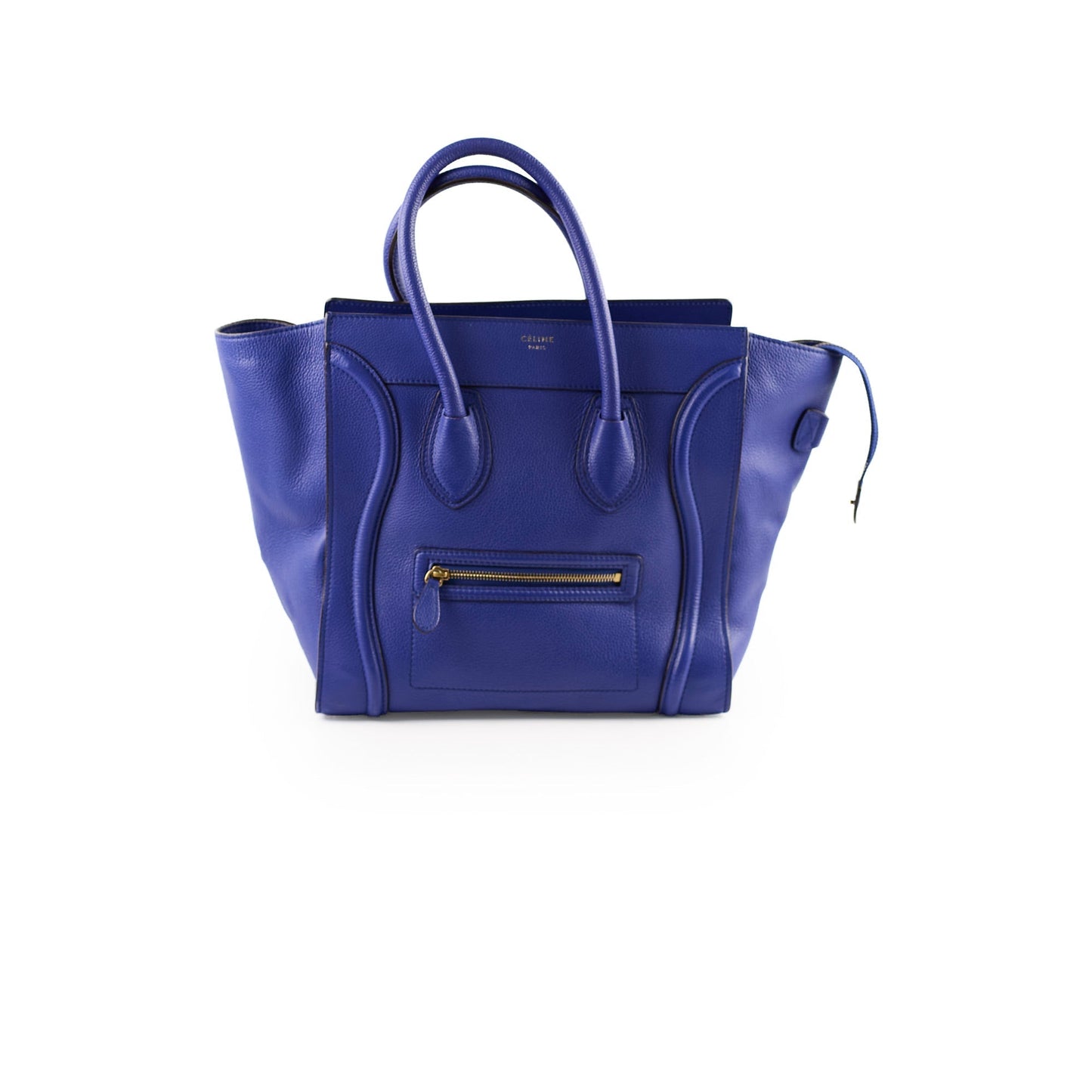 Luxury CELINE Mini Luggage Bag Blue