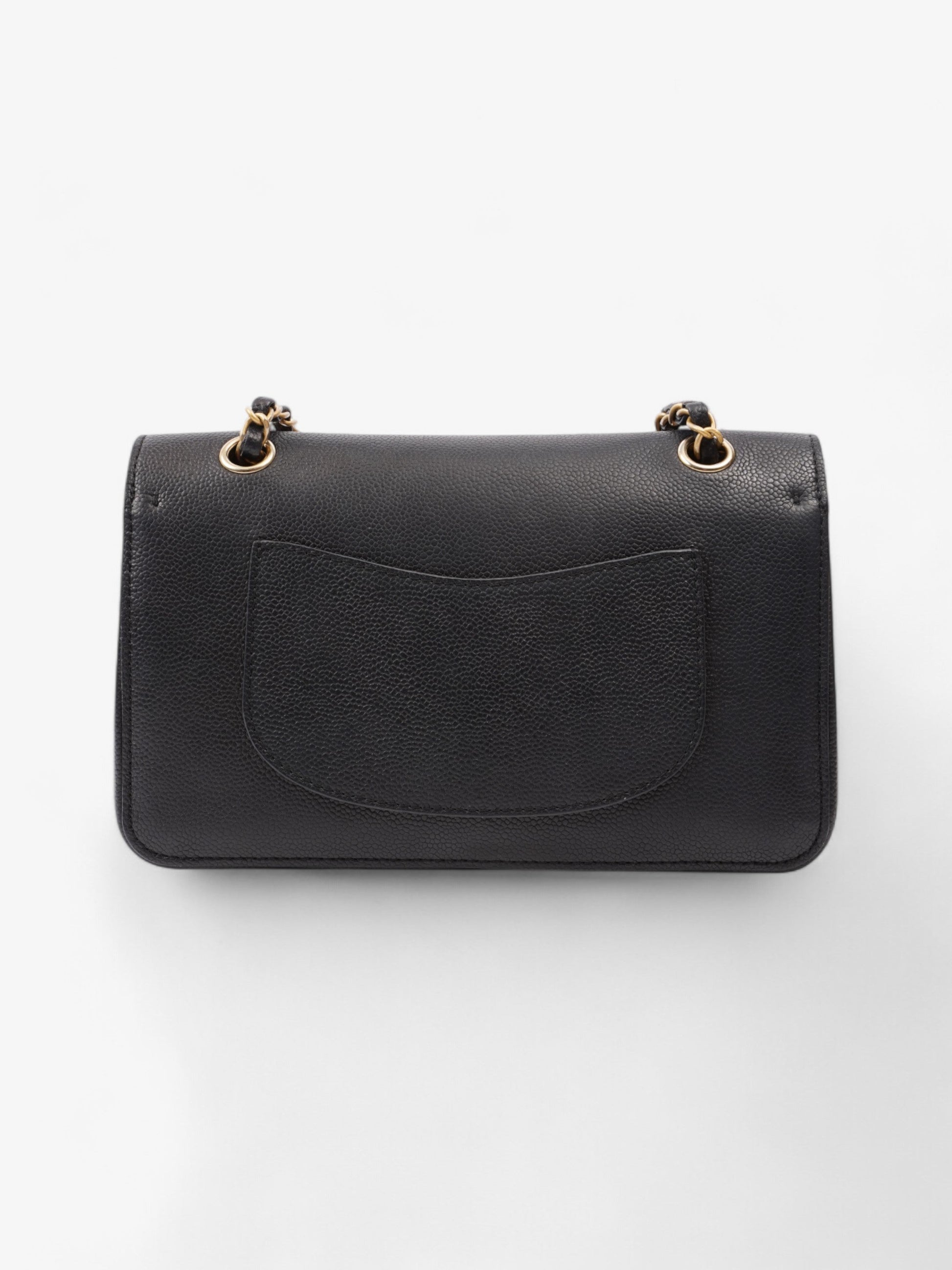 Chanel Classic Double Flap Black Caviar Leather Medium