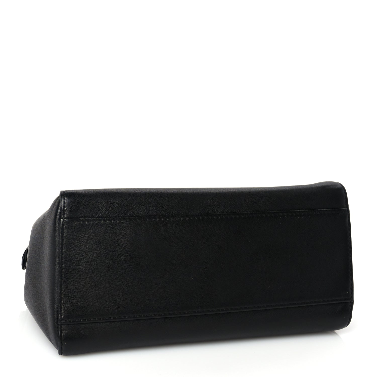 Fendi Nappa Mini Peekaboo Iconic Satchel Black