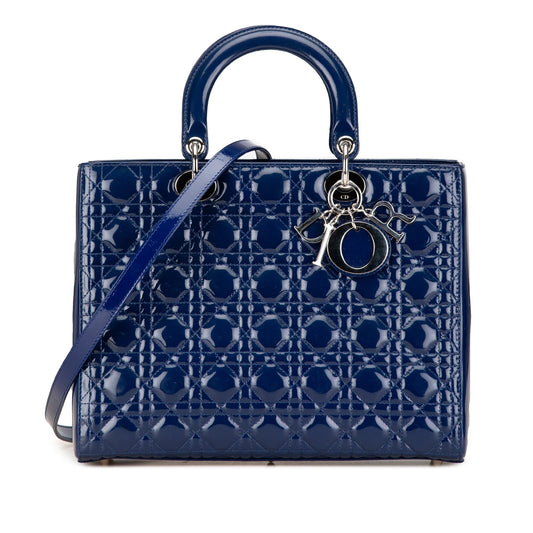 Dior Lady Dior Leather Handbag