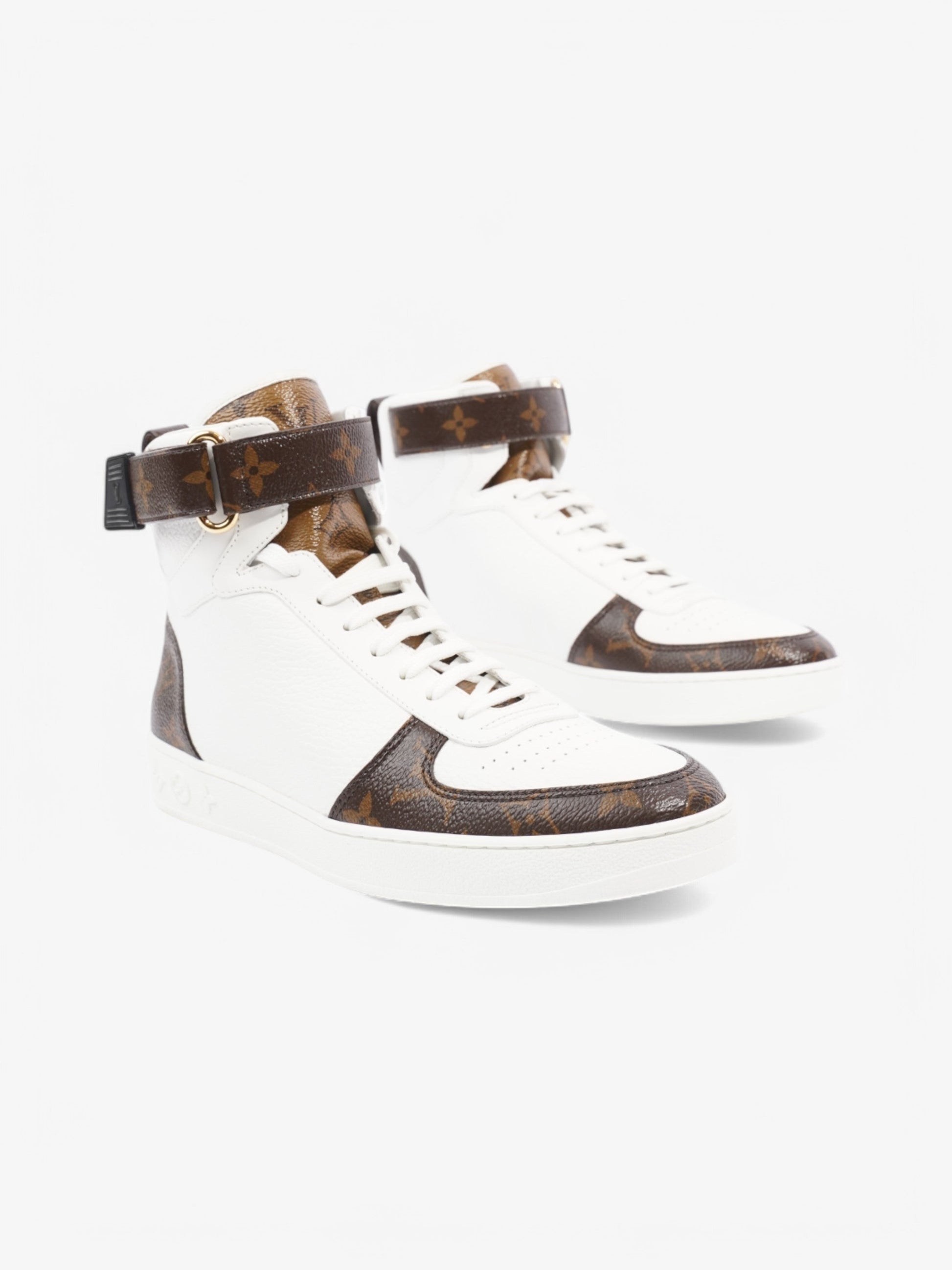 Louis Vuitton Boombox High-tops White / Monogram Leather EU 38.5 UK 5.5