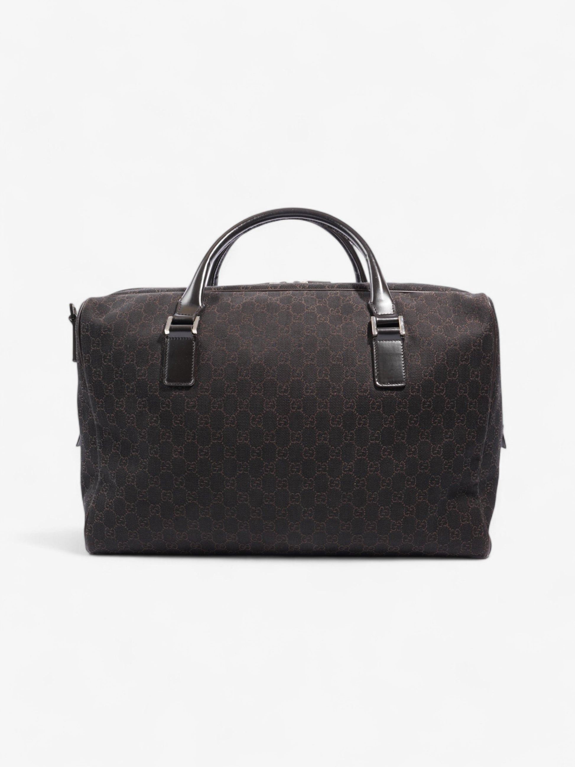 Gucci Boston Travel Bag GG Supreme / Brown Canvas