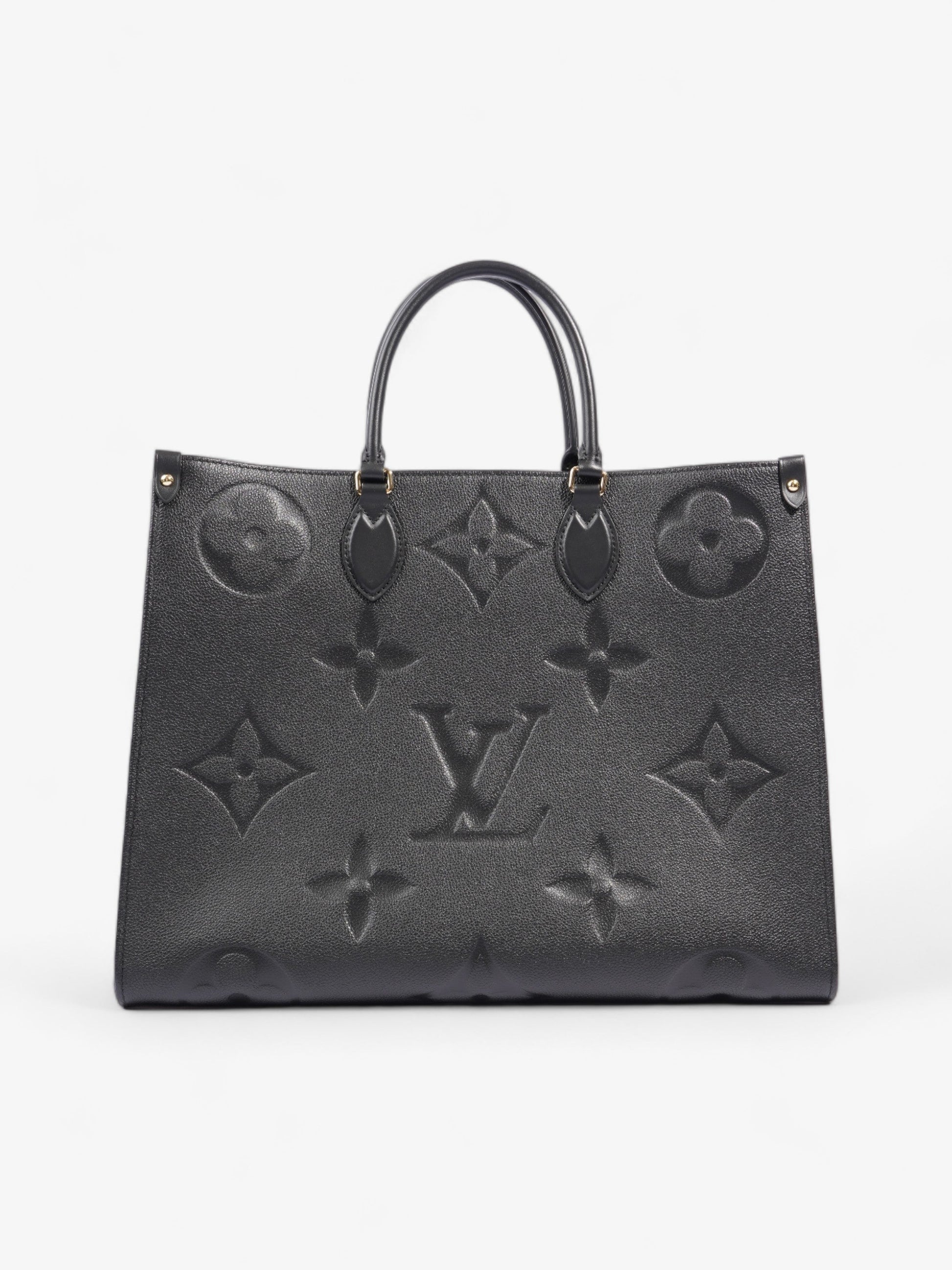 Louis Vuitton OnTheGo Black Monogram Empreinte Leather GM