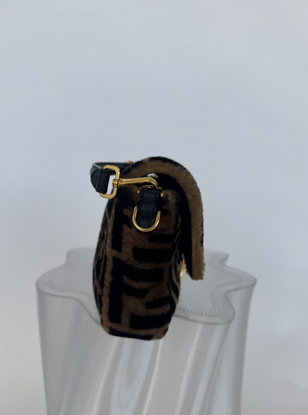 Fendi Zucca Shoulder Bag Brown