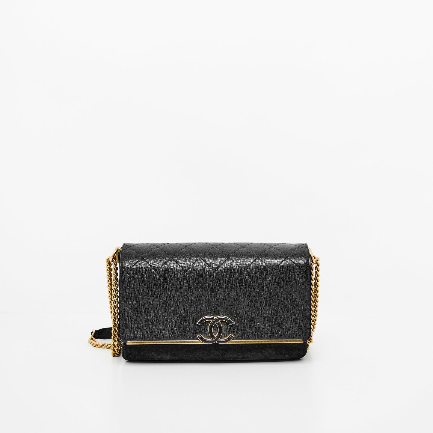 CHANEL LADY COCO FLAP BAG IN BLACK