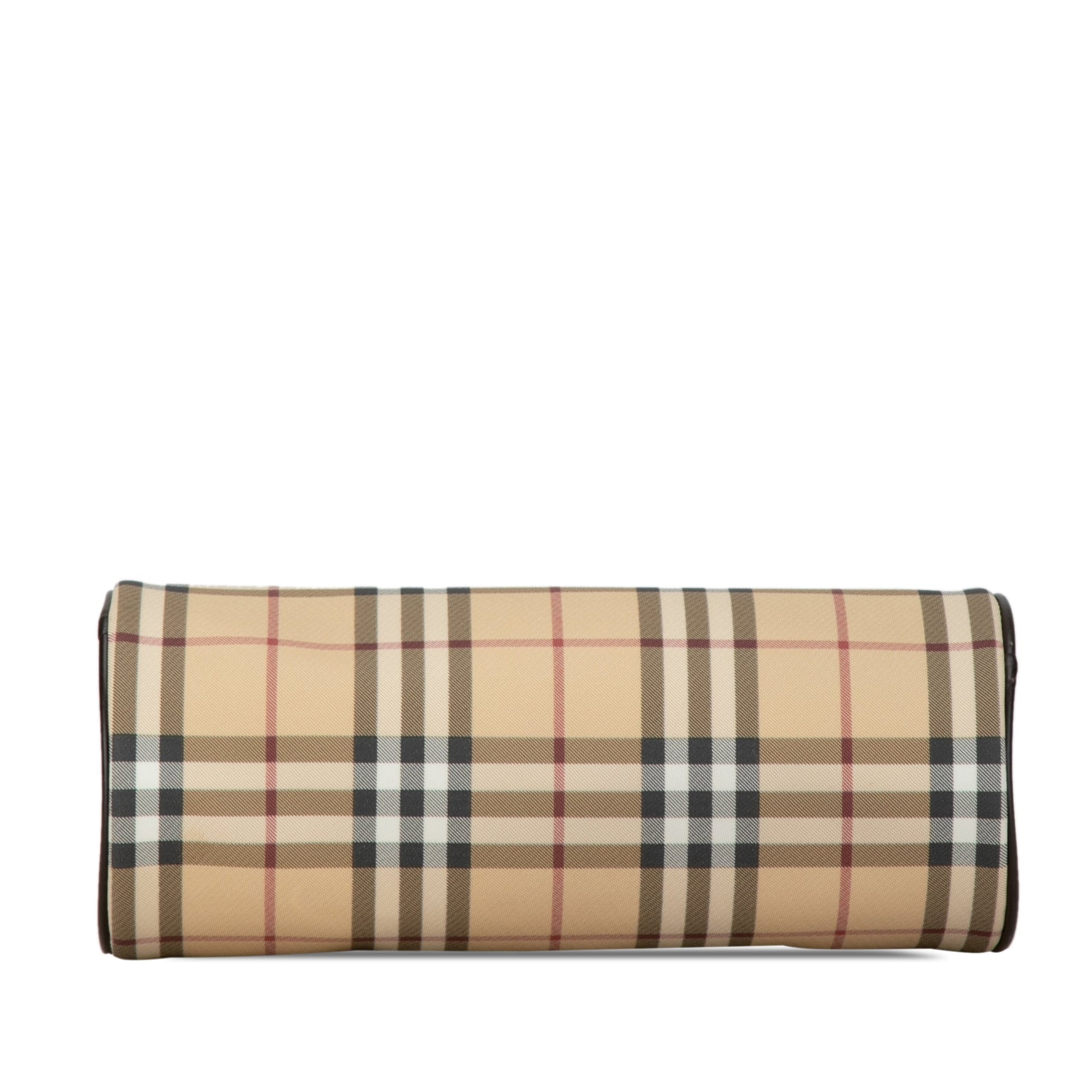 Burberry Ho Check Barrell HandBag
