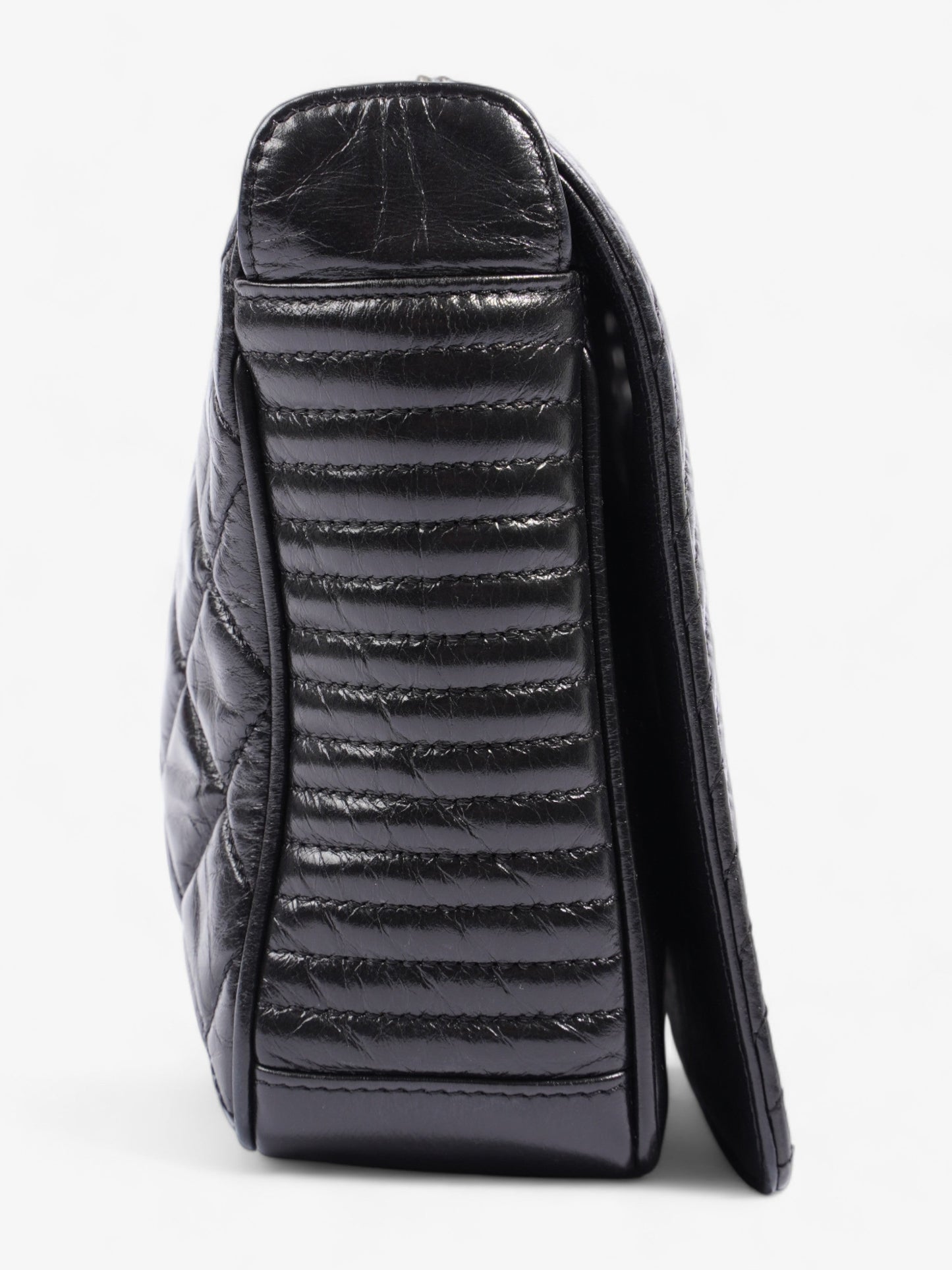 Chanel Coco Boy Flap Black Lambskin Leather