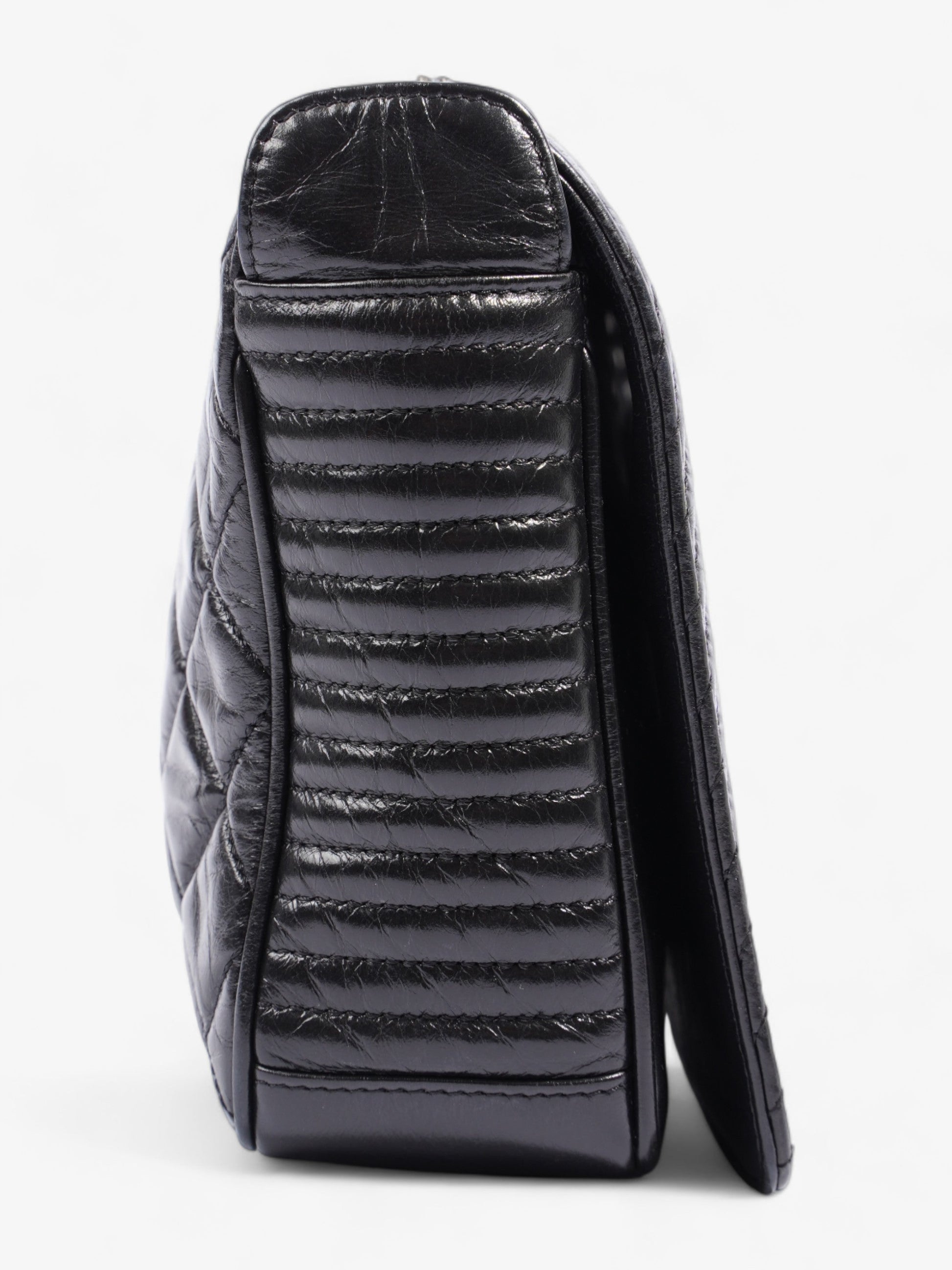 Chanel Coco Boy Flap Black Lambskin Leather