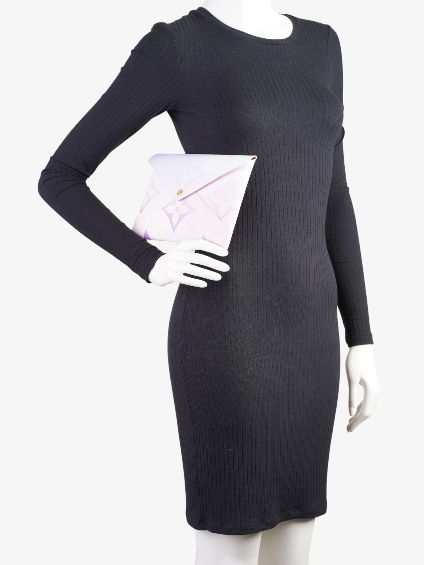 Designer Women's Crossbody Bag | Louis Vuitton Monogram Giant Spring In The City Kirigami Pochette Set Sunset Pastel / Midnight Fuschia and Sunset Khaki Leather