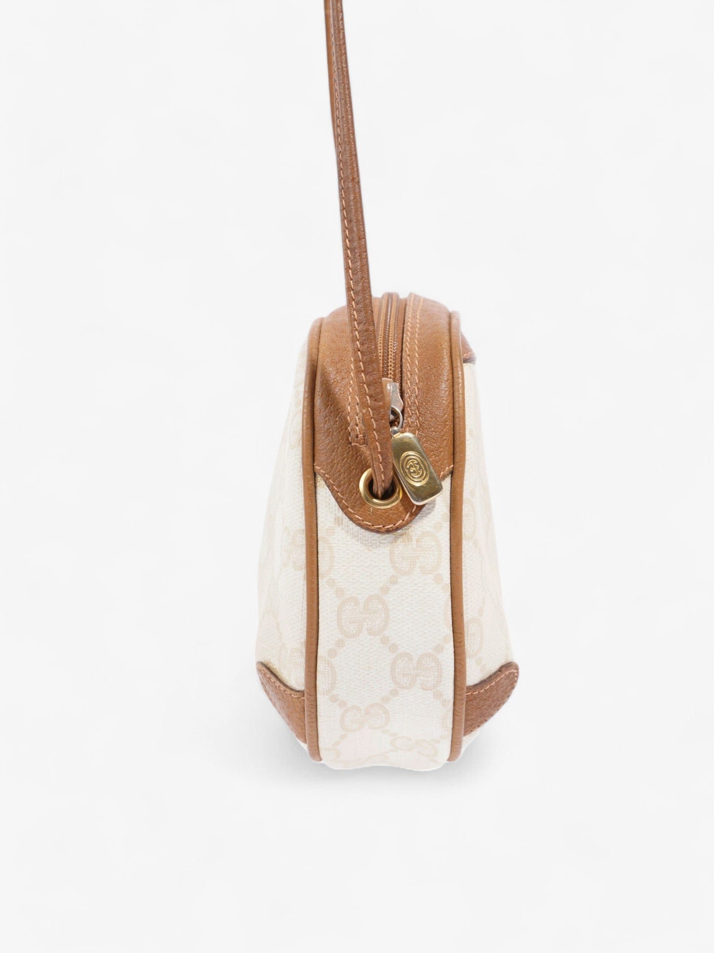 Gucci GG Camera Bag Tan / Cream Coated Canvas
