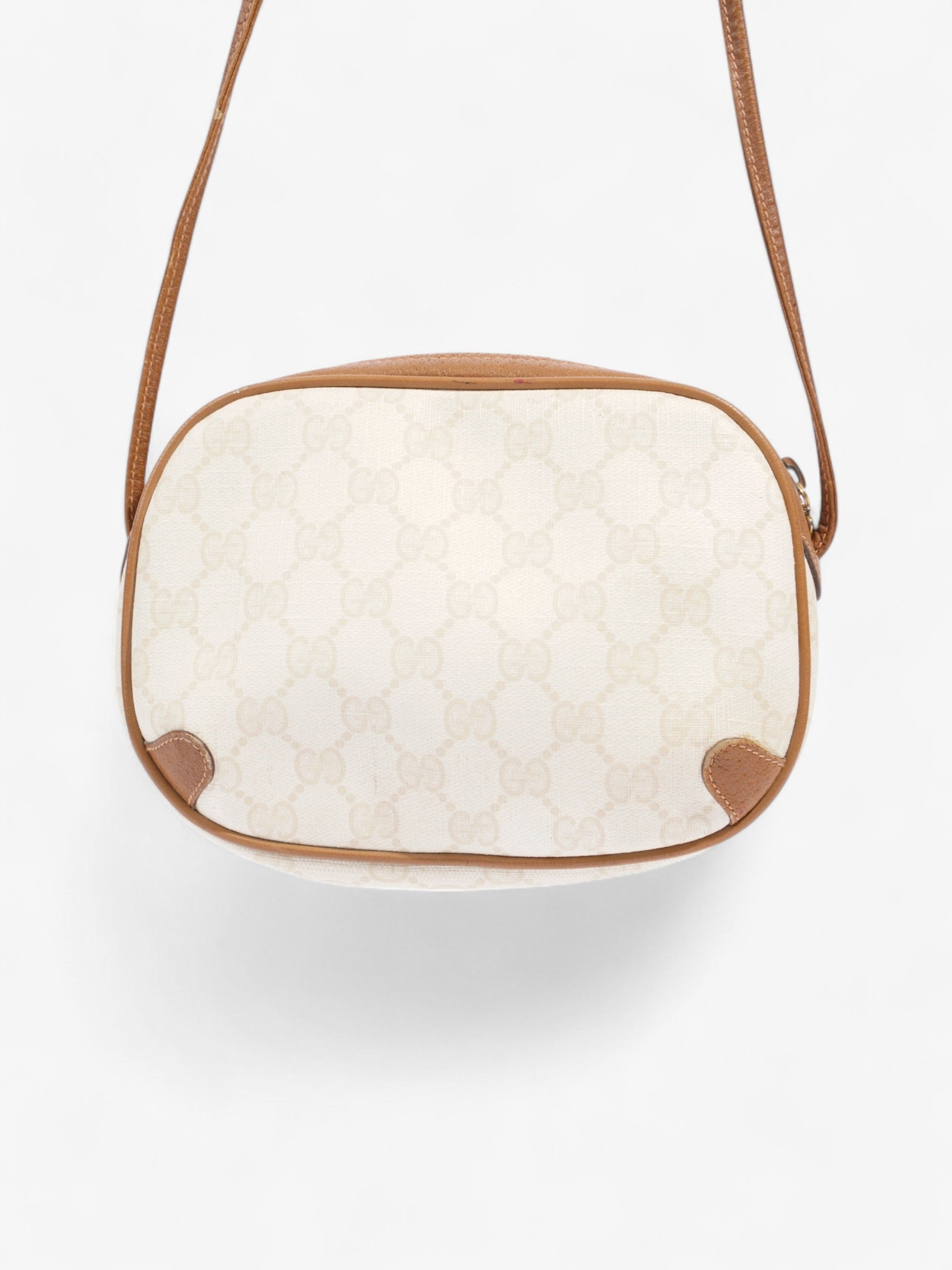 Gucci GG Camera Bag Tan / Cream Coated Canvas