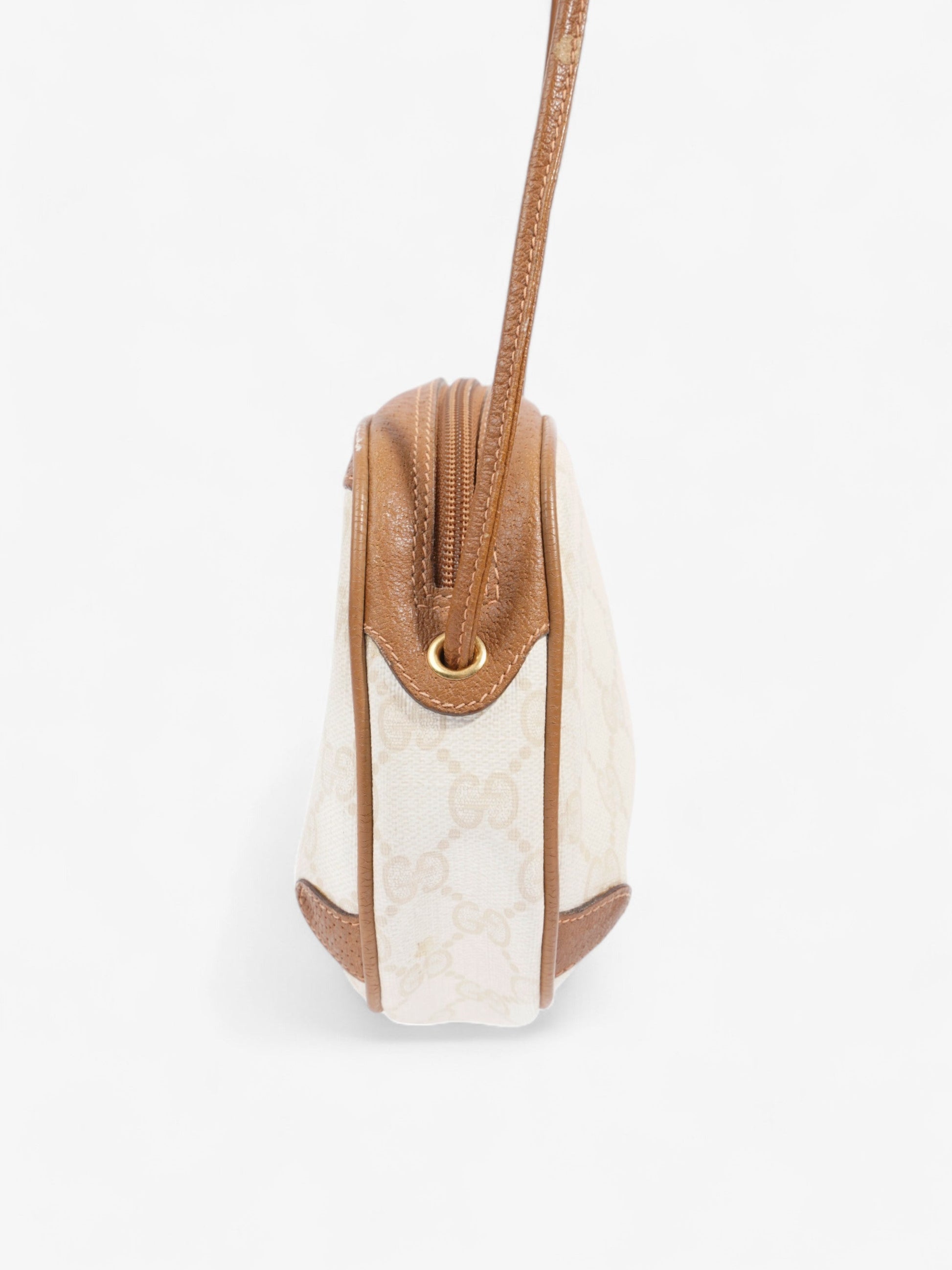 Gucci GG Camera Bag Tan / Cream Coated Canvas