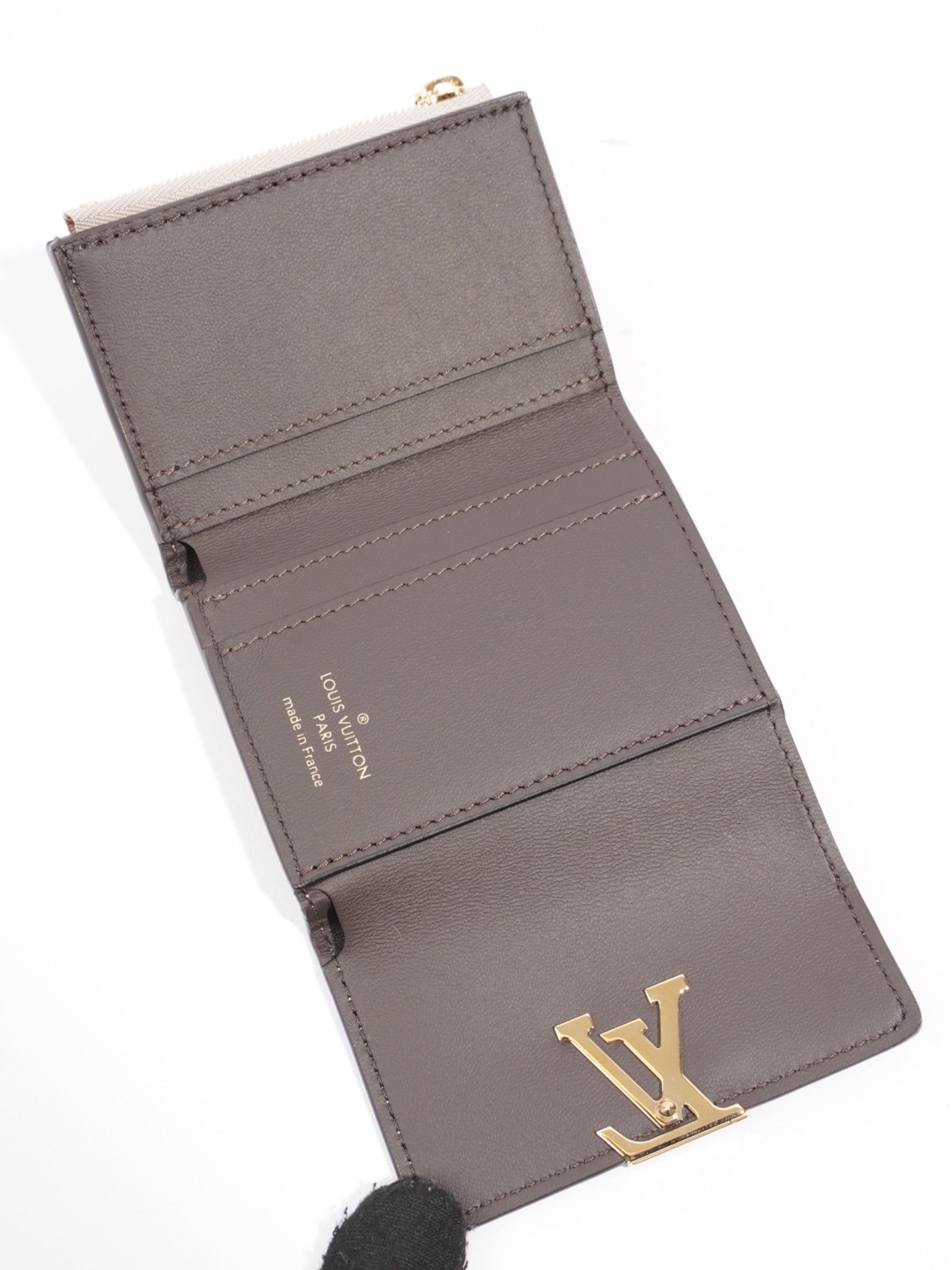 Louis Vuitton Capucines XS wallet Beige Leather