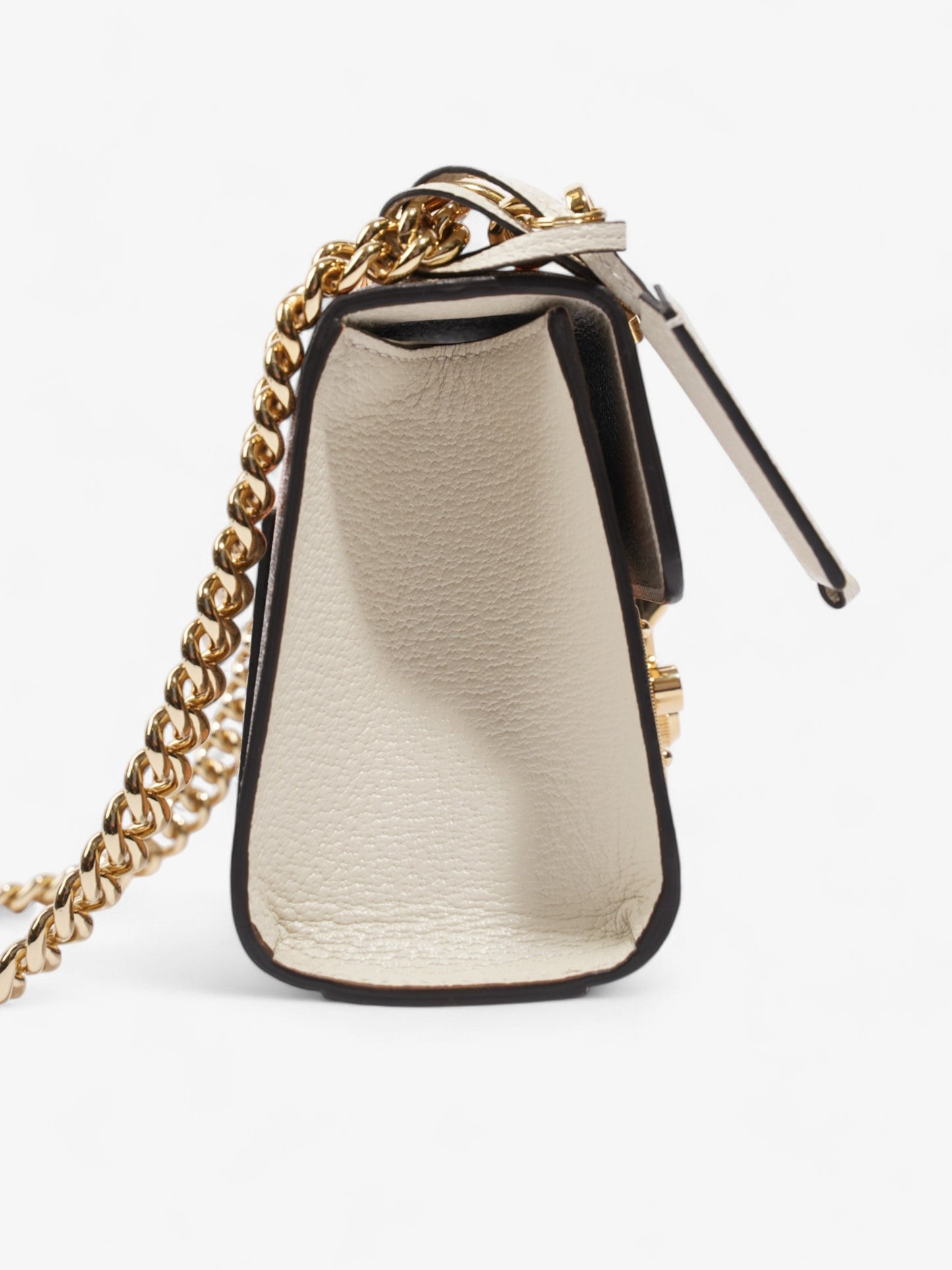 Gucci Padlock Berry Shoulder Bag GG Supreme / Rose Gold Canvas Small