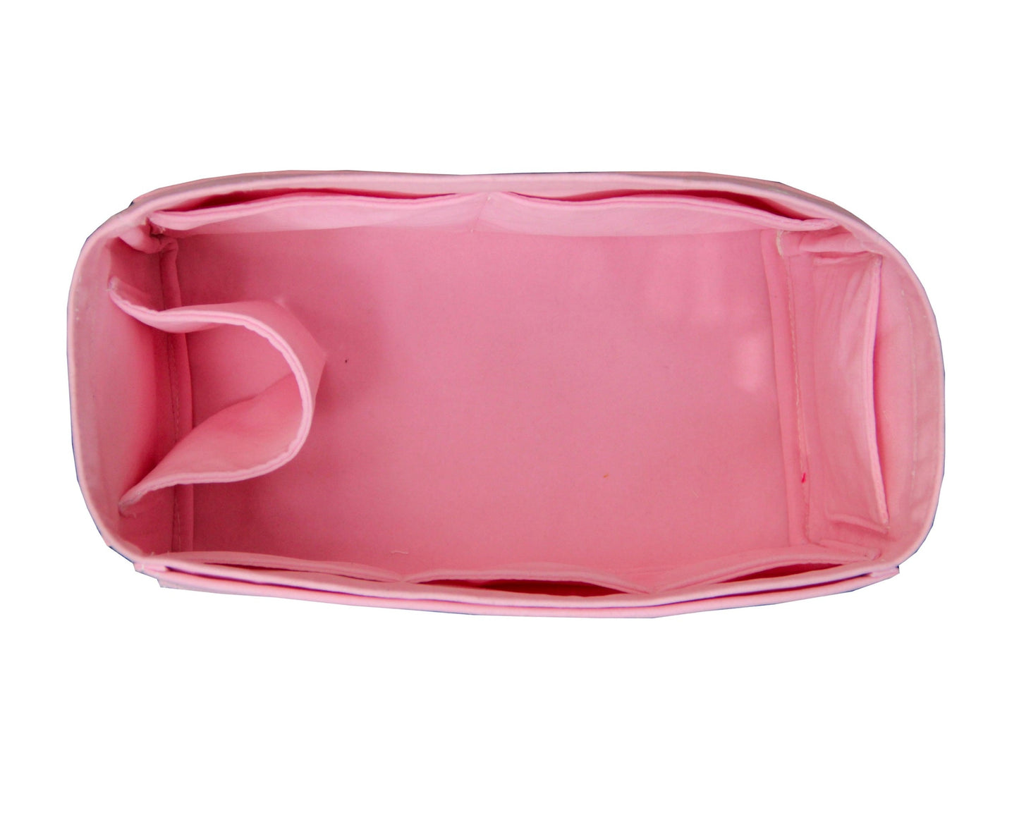 [Prada Double Bag Large] Velvet Bag Organizer - Customized Purse Insert, Tote Liner Protector, Handbag Organizer (Type A)