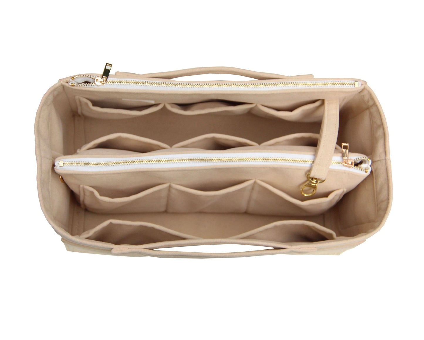 [Fendi Peekaboo X-Lite Large] Velvet Bag Organizer - Customized Purse Insert, Tote Liner Protector, Handbag Organizer (Type Q)