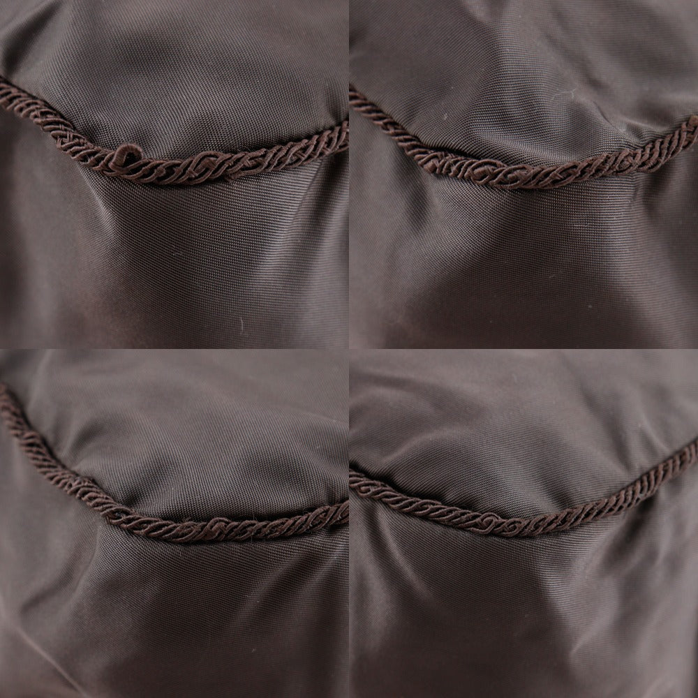 Prada Beads Logo Nylon Handbag