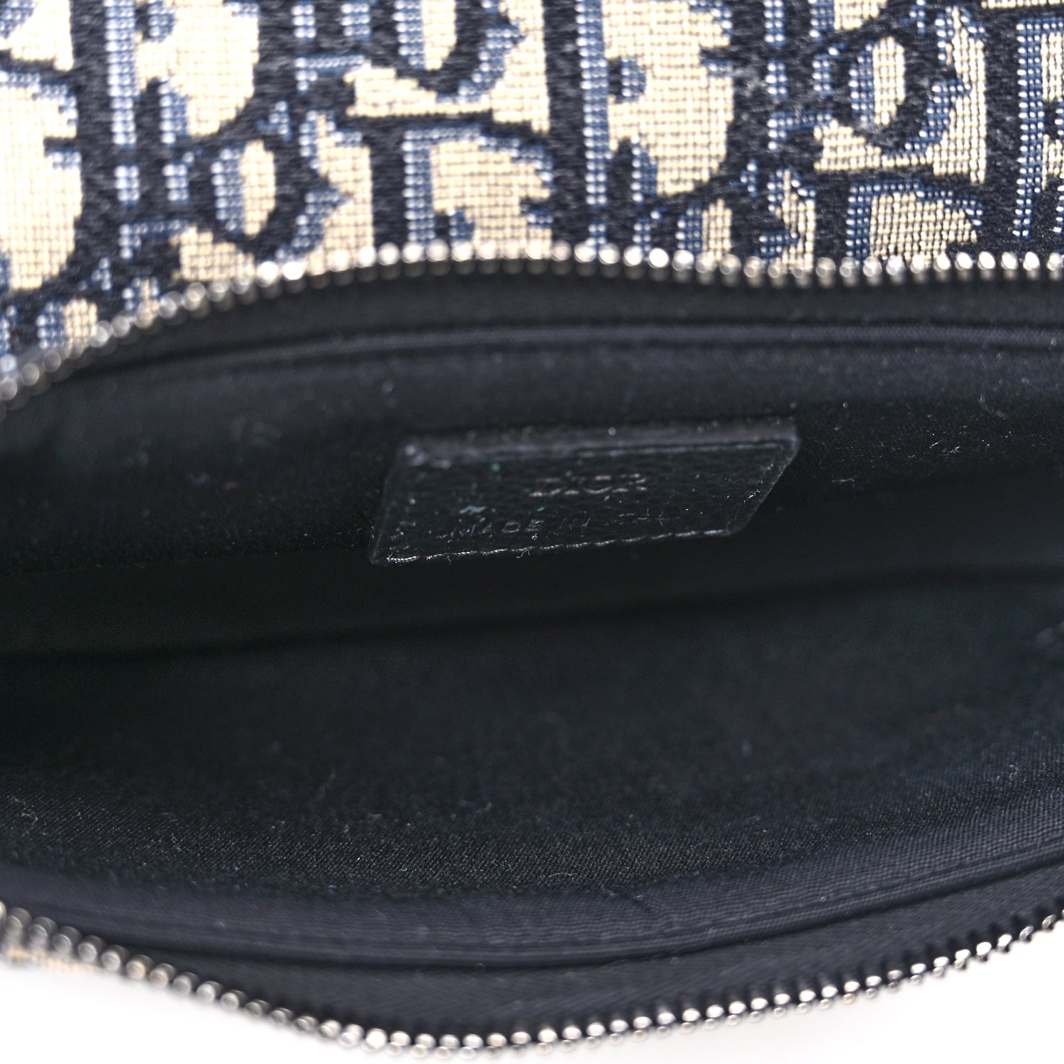 Christian Dior Oblique Arm Pouch Blue