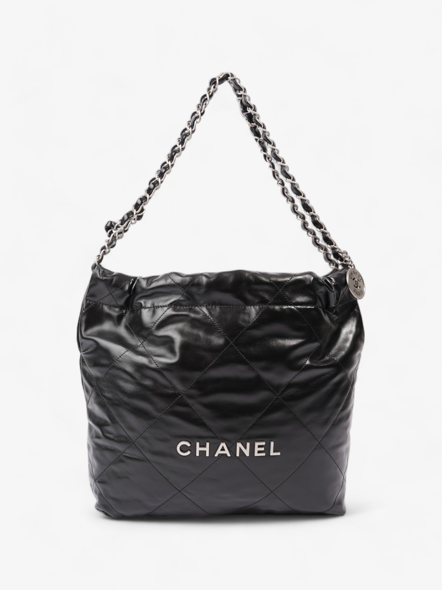 Chanel Chanel 22 Black Calfskin Leather Small