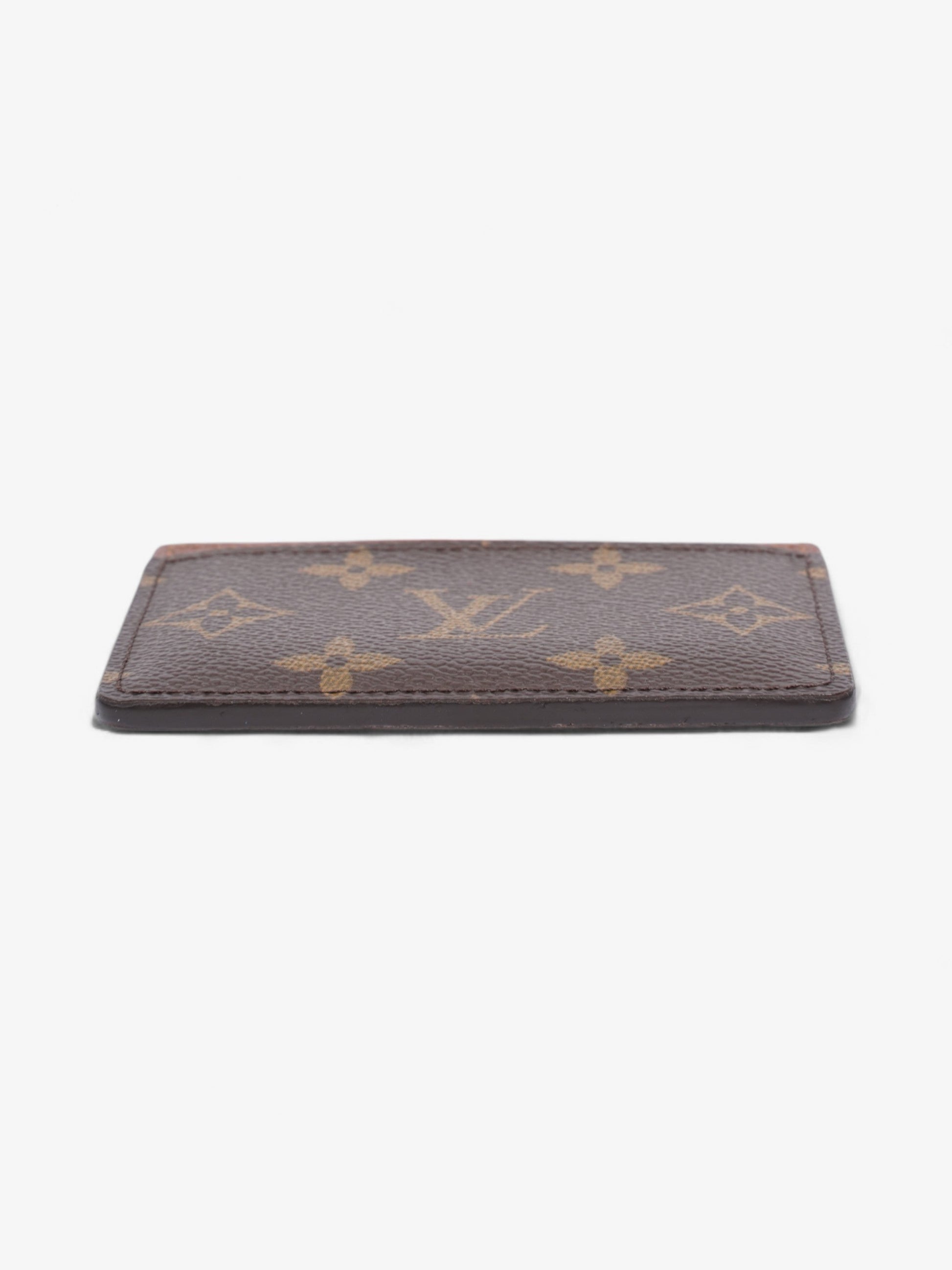 Louis Vuitton Card Case Holder Monogram / Brown Canvas