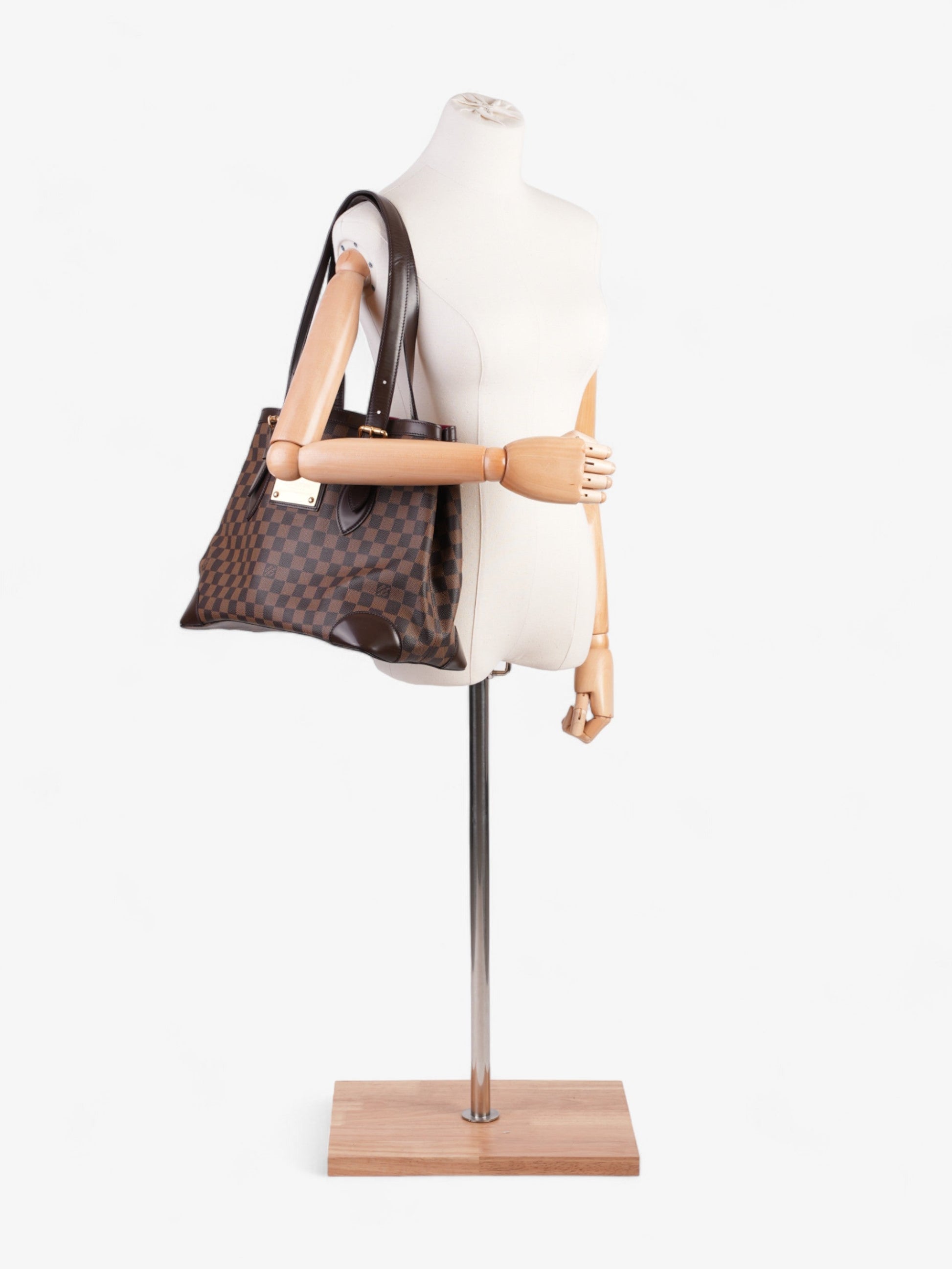 Louis Vuitton Hampstead MM Damier Ebene Coated Canvas MM