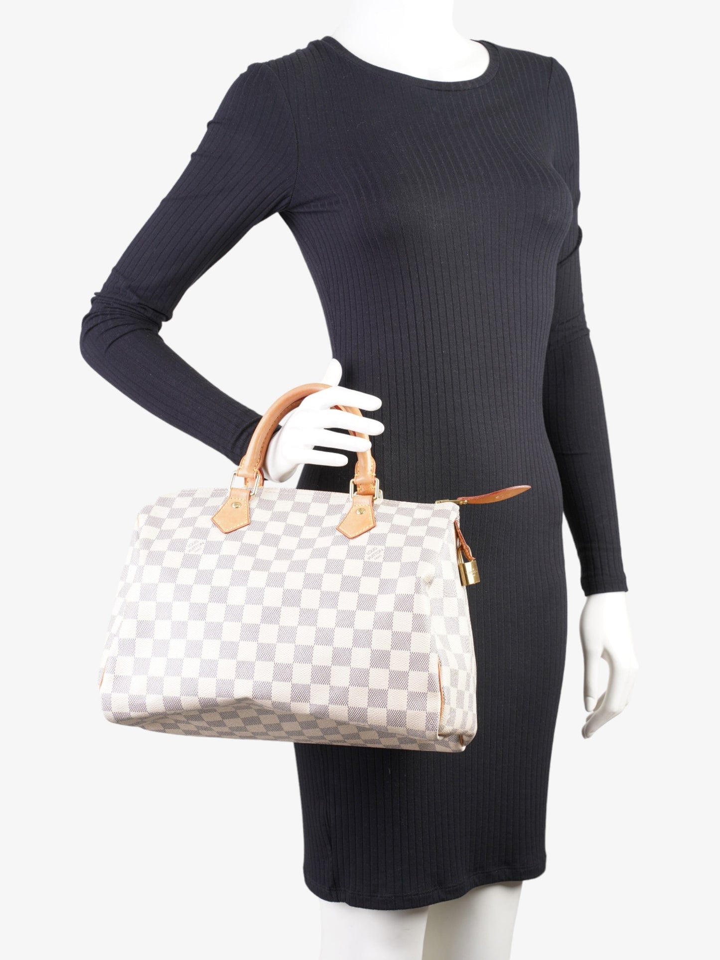 Louis Vuitton Speedy Damier Azur Coated Canvas 30