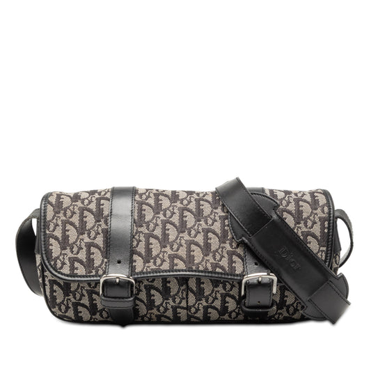 Black Dior Diorissimo Trotter Canvas Crossbody