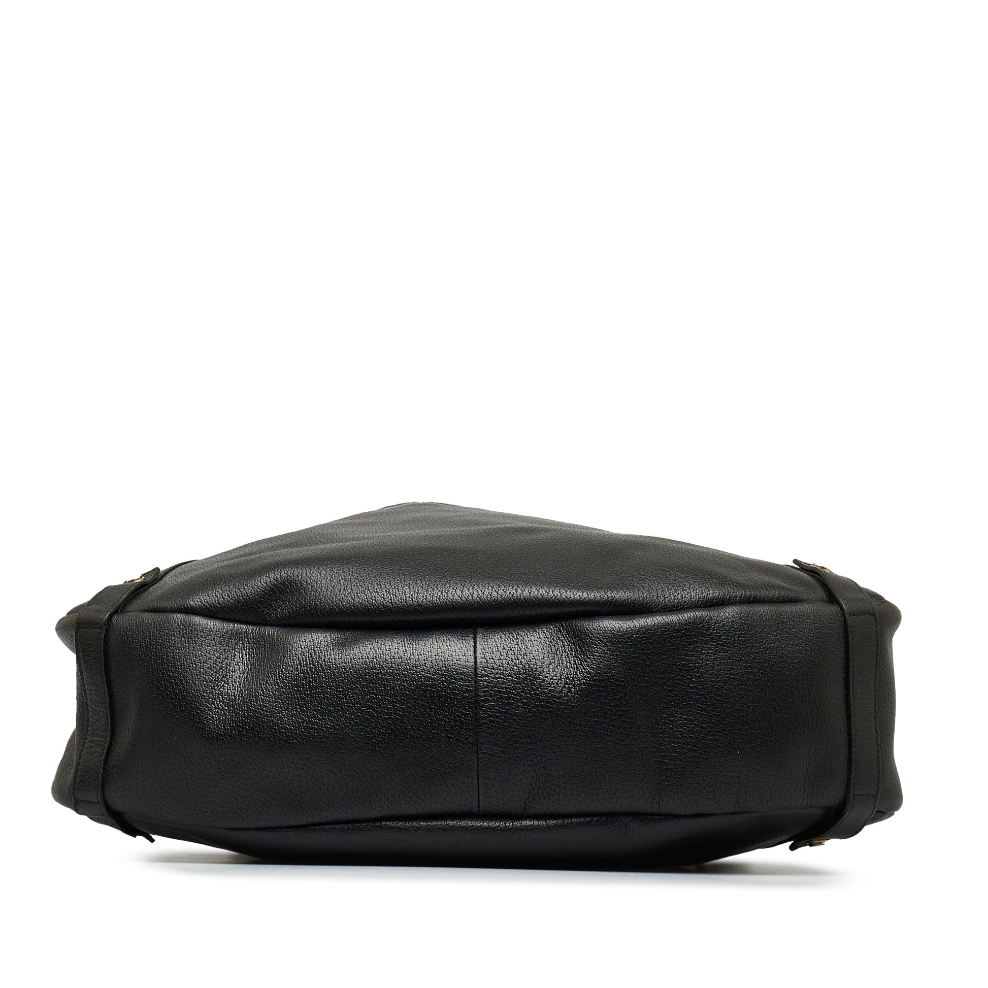 Gucci Abbey Black Leather Tote Style 1
