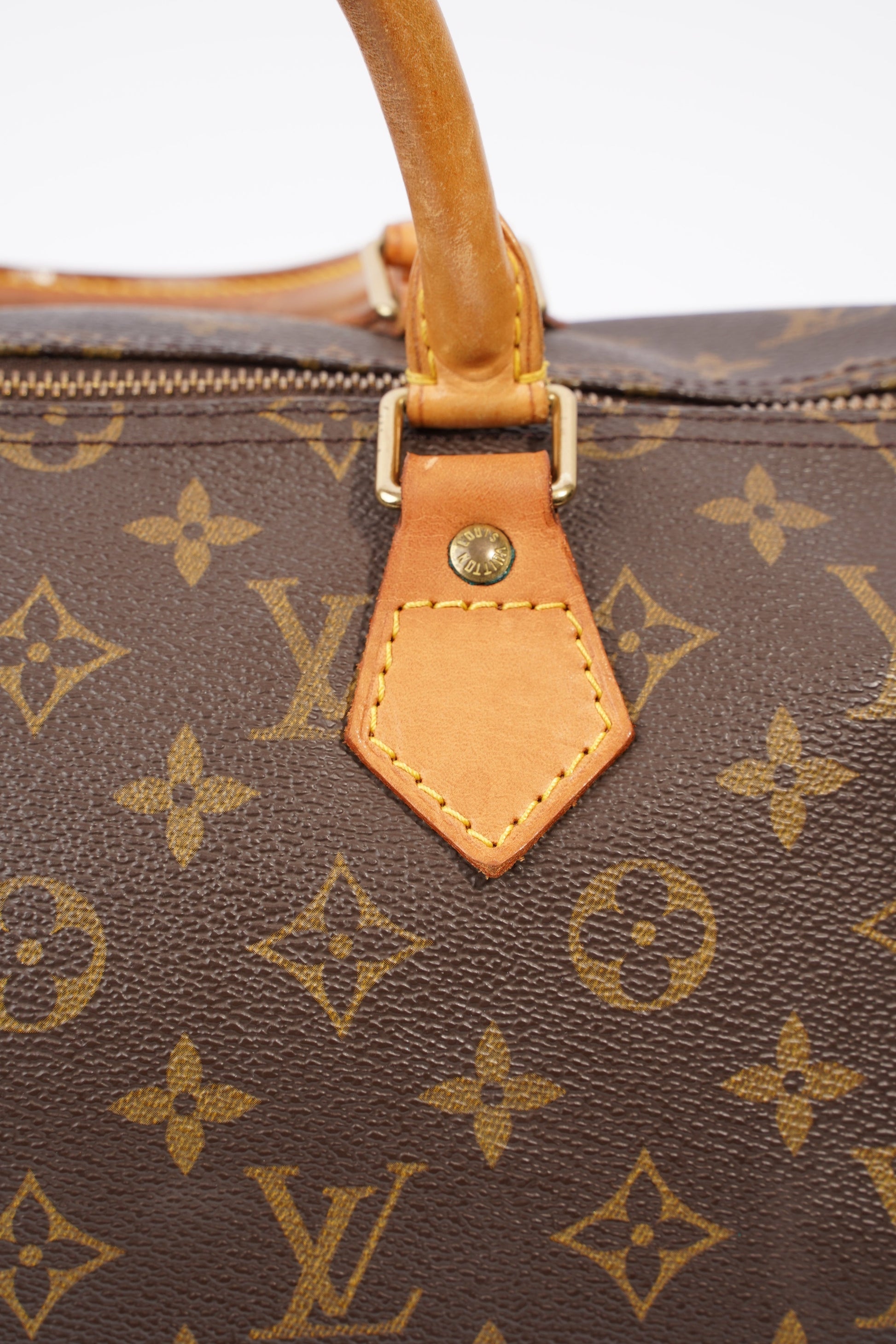 Louis Vuitton Speedy Brown / Monogram Coated Canvas 35