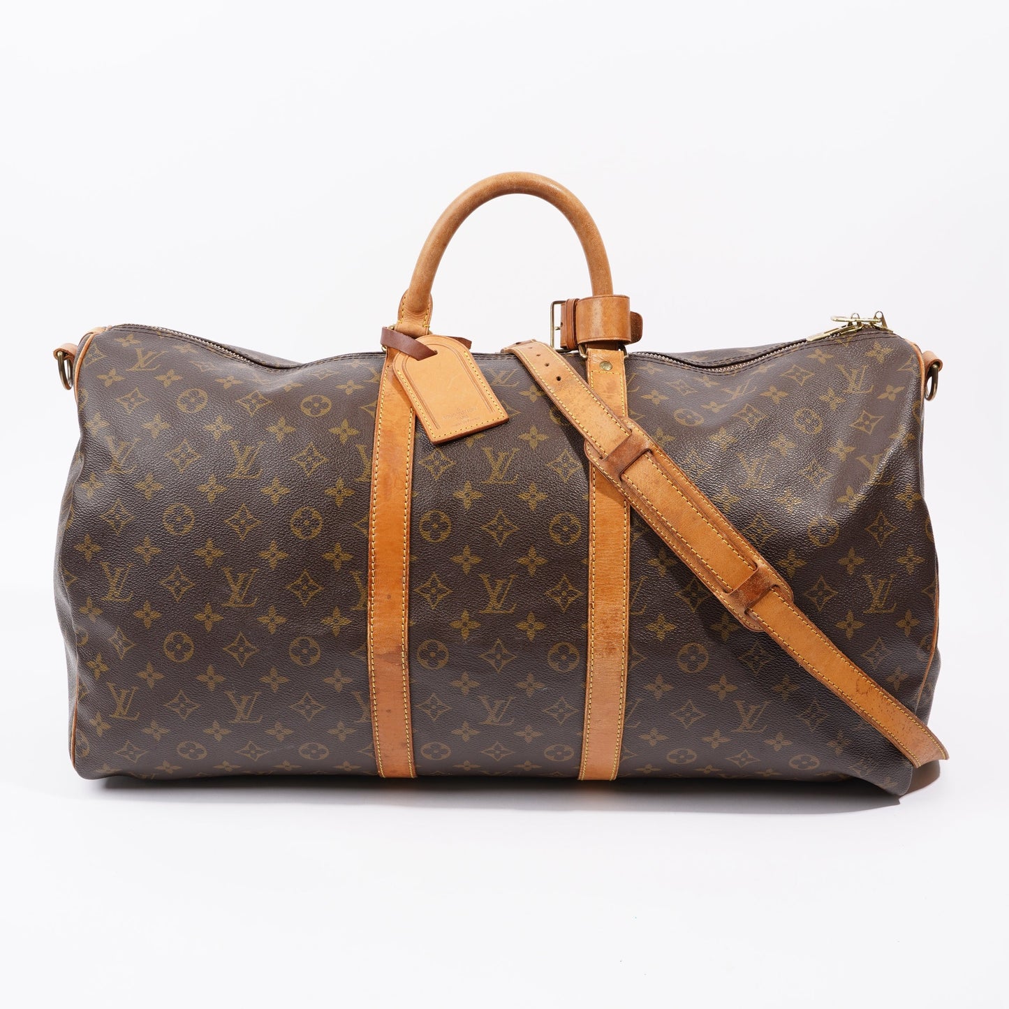 Louis Vuitton Keepall Bandouiliere Brown / Monogram Coated Canvas 55