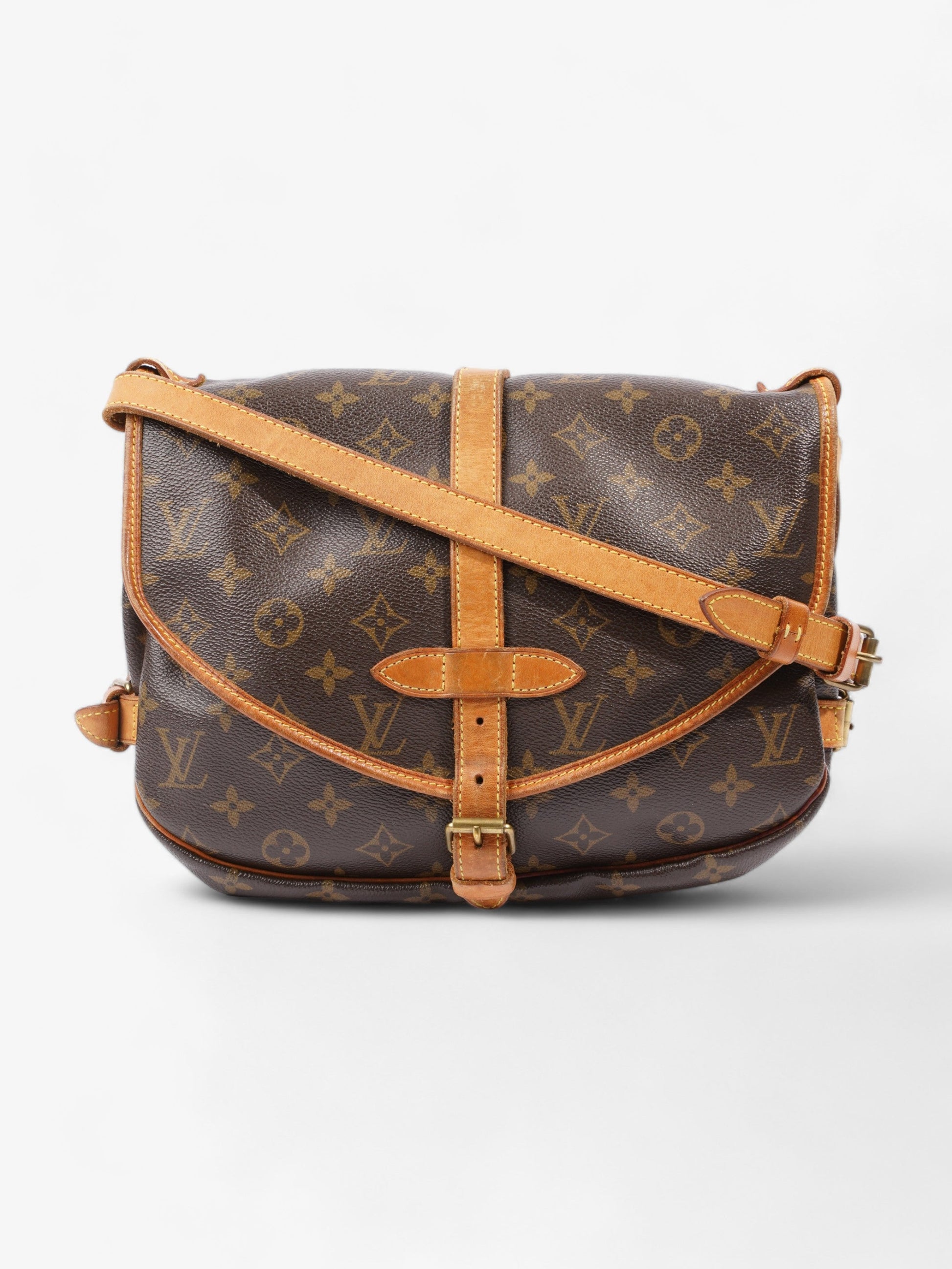 Louis Vuitton Saumur 30 Monogram Coated Canvas