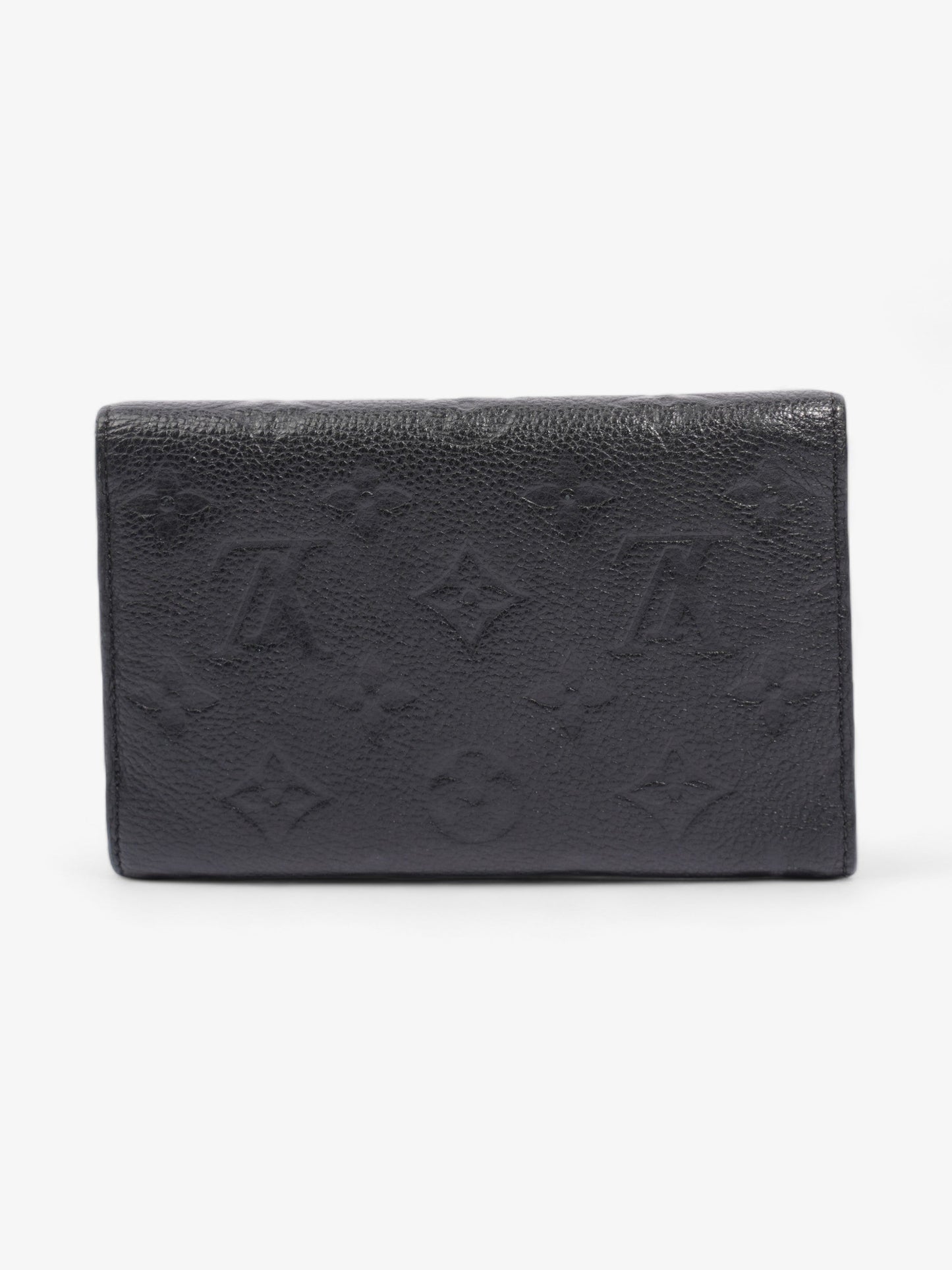 Louis Vuitton Curie Trifold wallet Black / Black Empreinte Leather