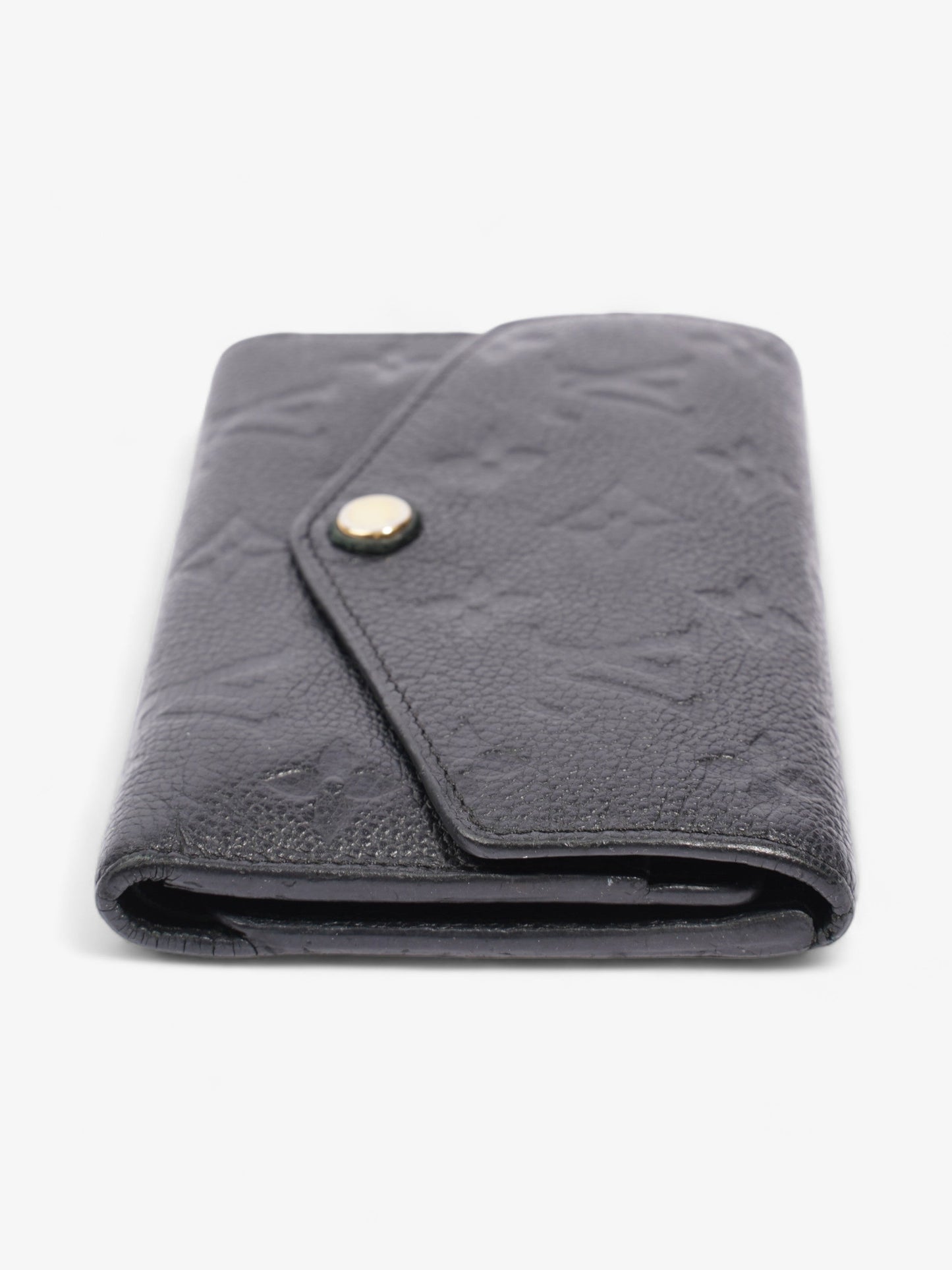 Louis Vuitton Curie Trifold wallet Black / Black Empreinte Leather