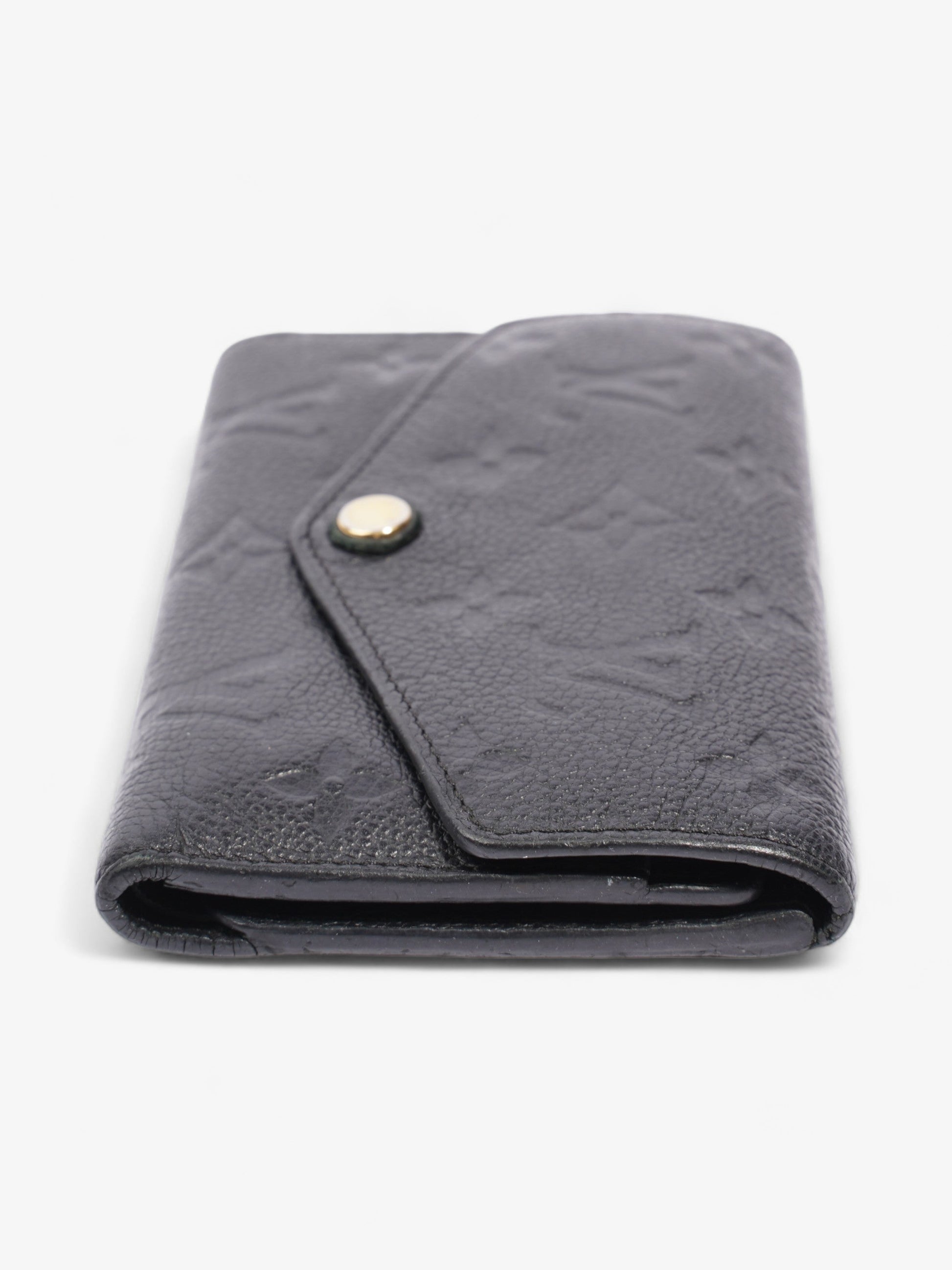 Louis Vuitton Curie Trifold wallet Black / Black Empreinte Leather