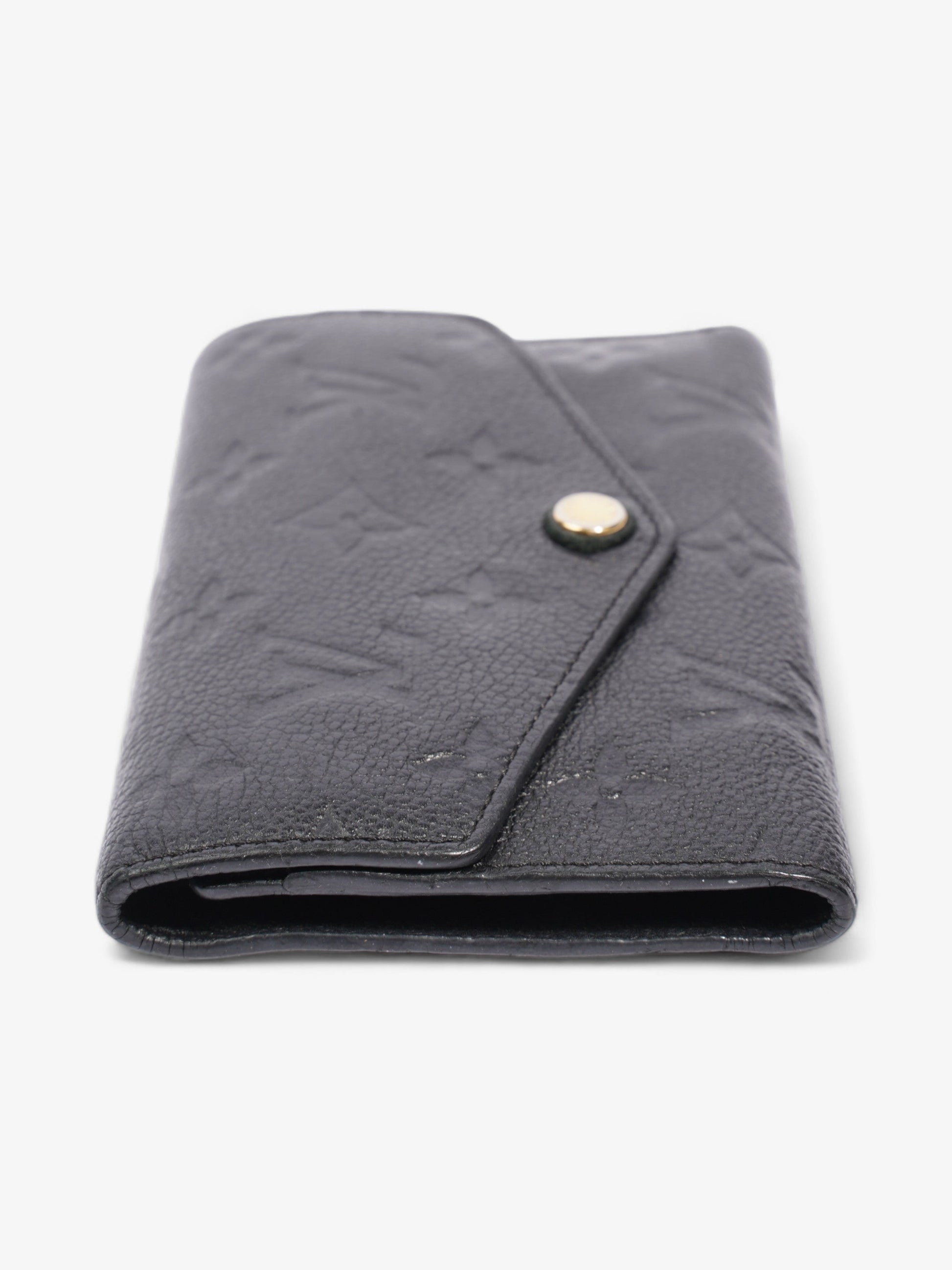 Louis Vuitton Curie Trifold wallet Black / Black Empreinte Leather