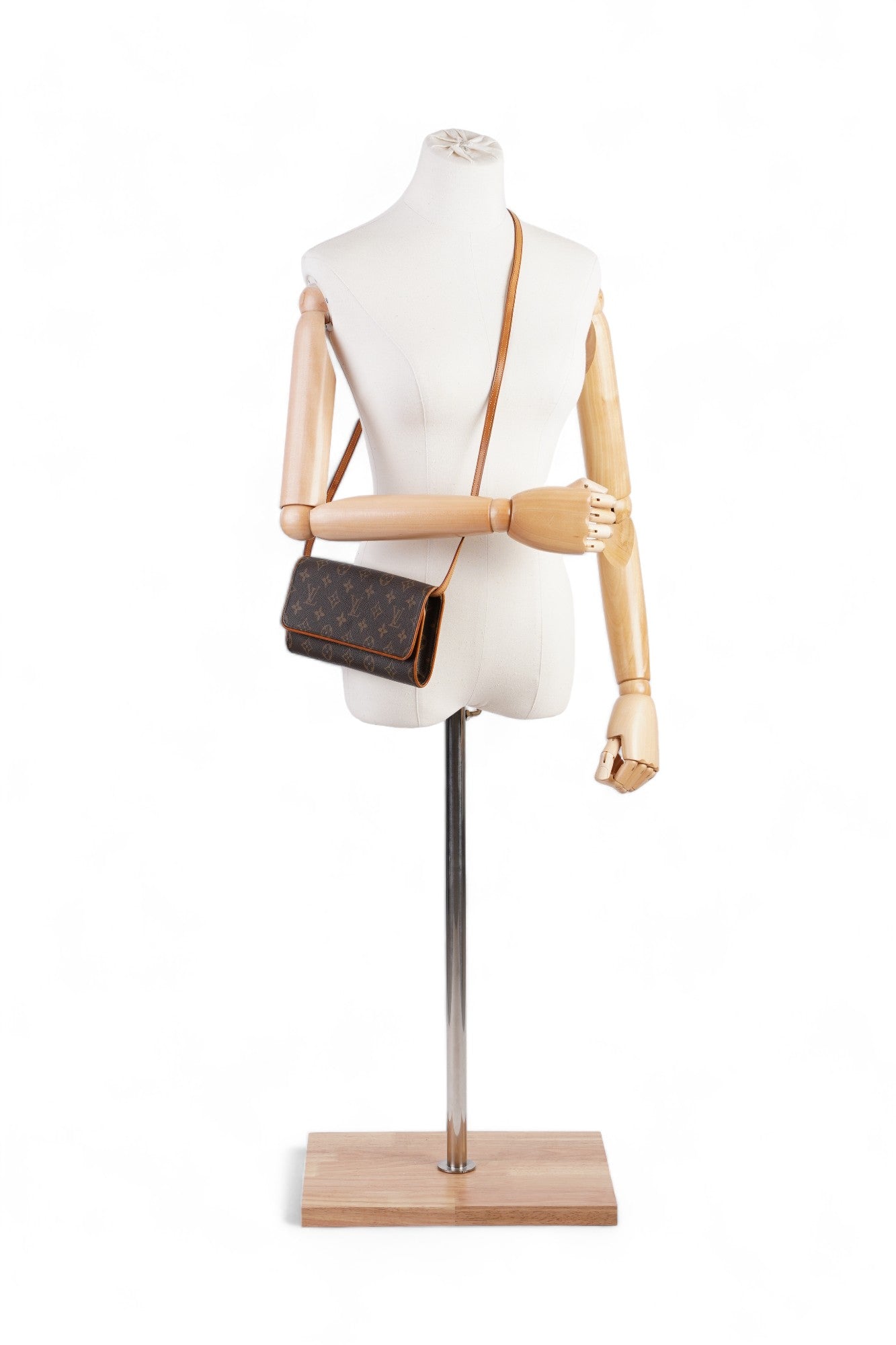 Louis Vuitton Twin Pochette Monogram Coated Canvas GM