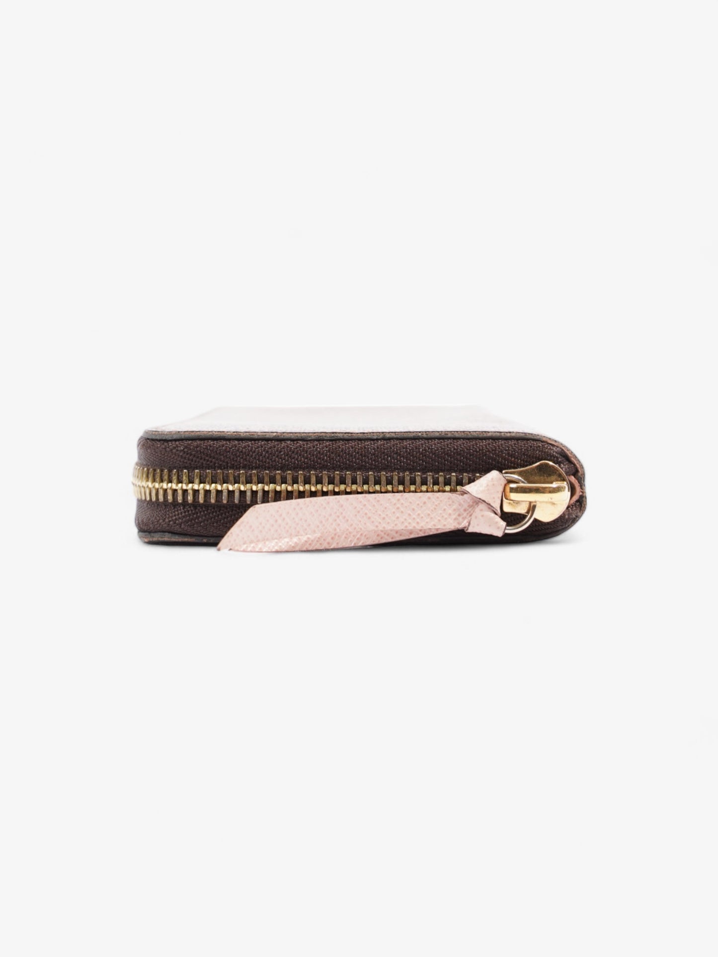 Louis Vuitton Clemence Damier Ebene / Rose Ballerine Coated Canvas